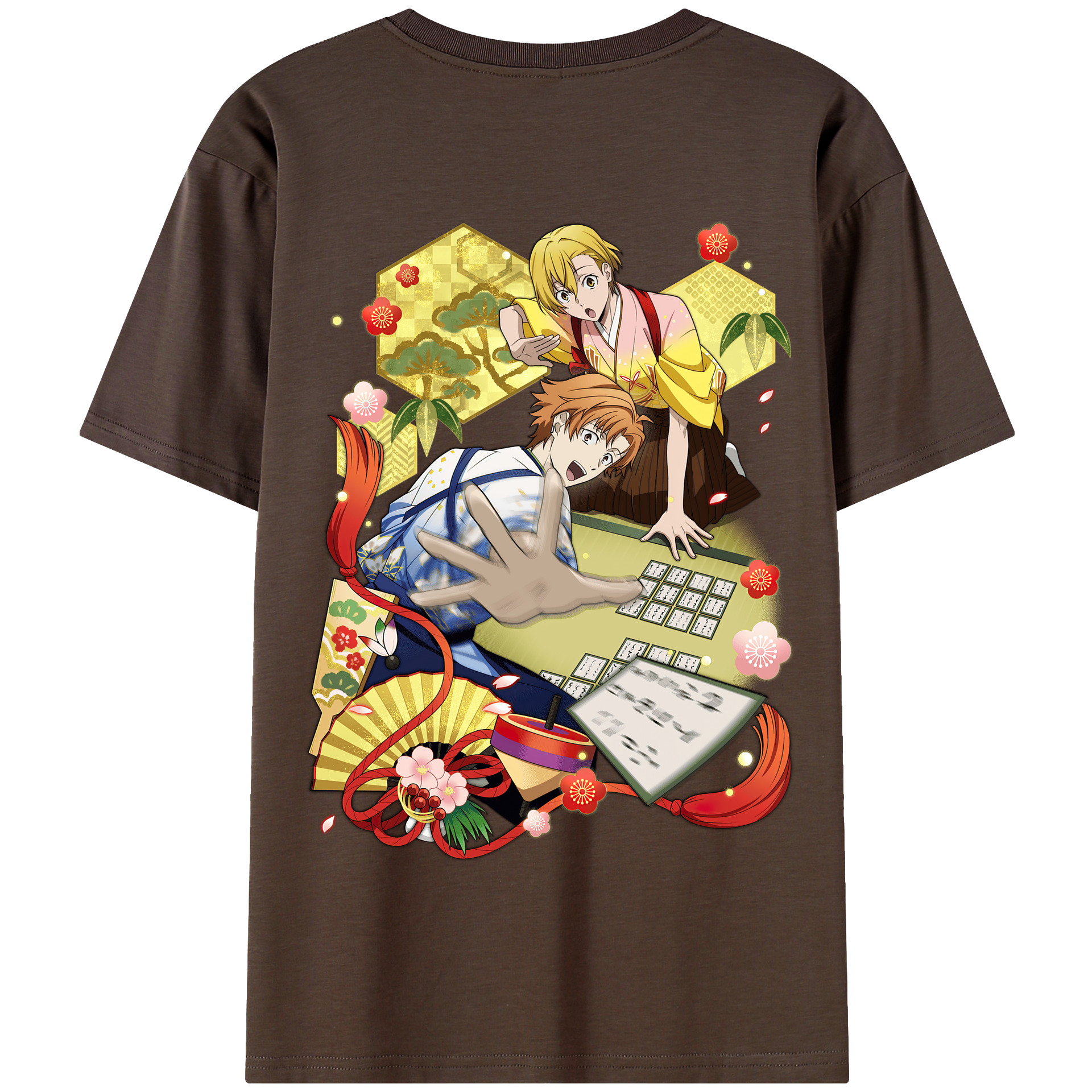（画像用） 文豪ストレイドッグス Bungo Stray Dogs 綿100％半袖Tシャツ（背面プリント）
