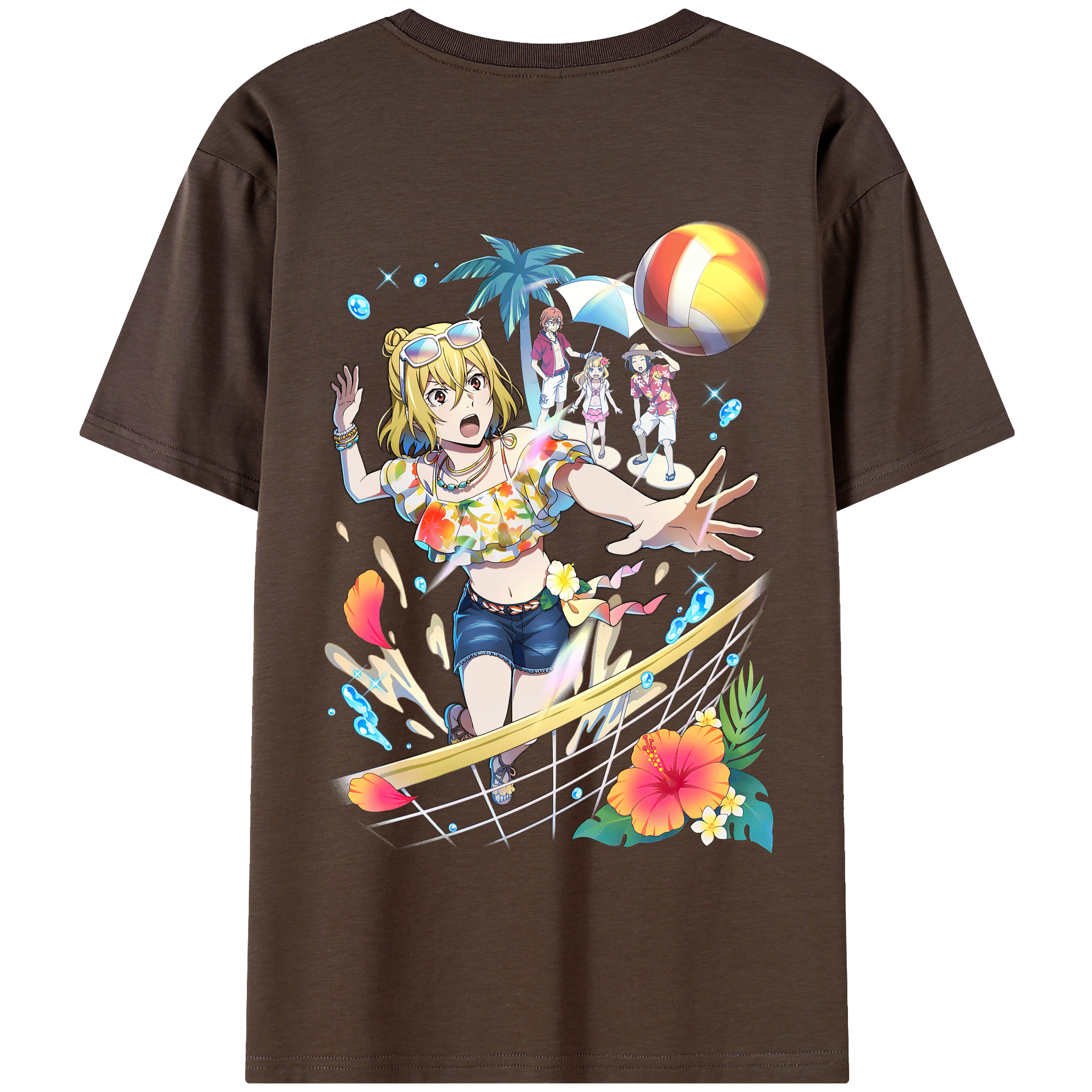 （画像用） 文豪ストレイドッグス Bungo Stray Dogs 綿100％半袖Tシャツ（背面プリント）