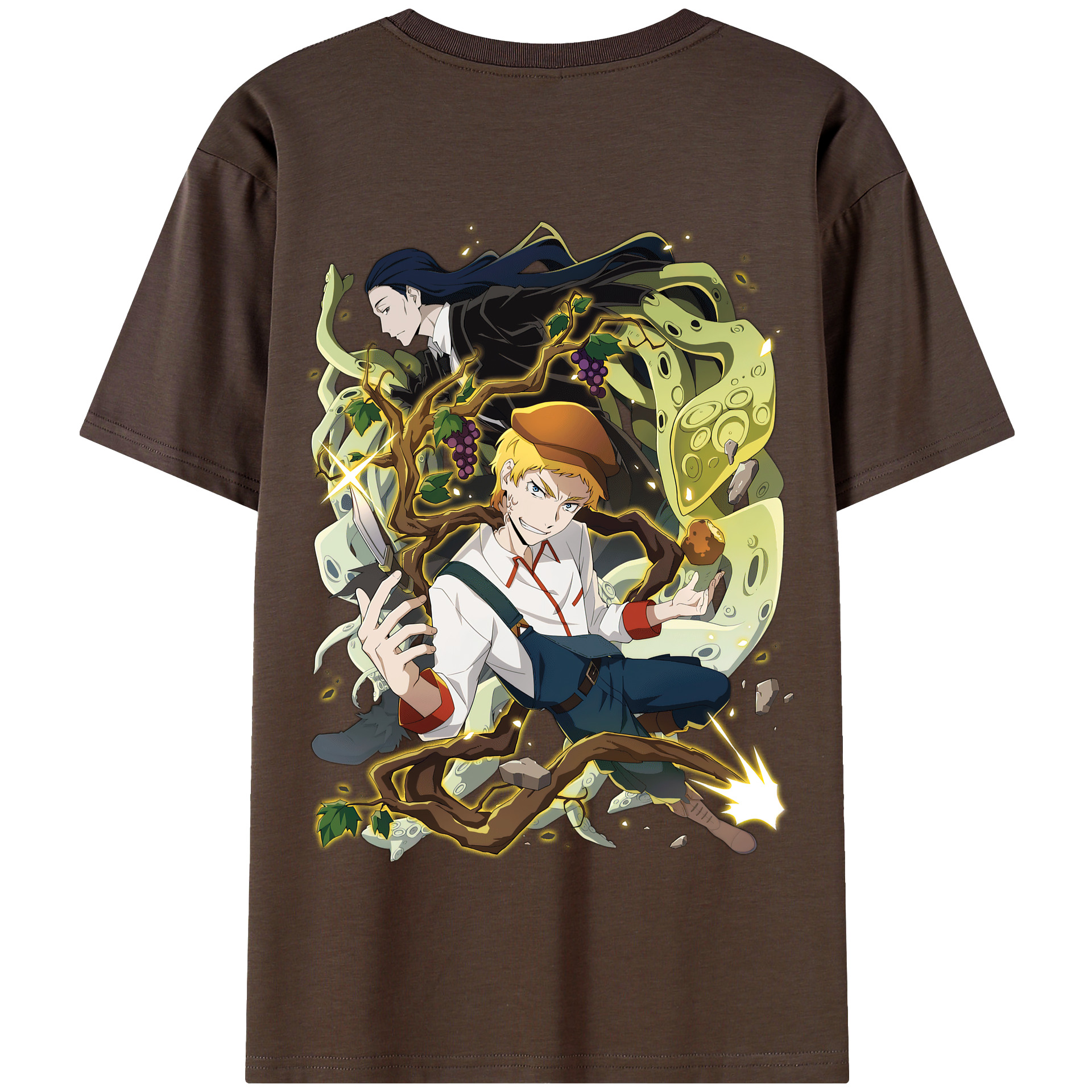 （画像用） 文豪ストレイドッグス Bungo Stray Dogs 綿100％半袖Tシャツ（背面プリント）