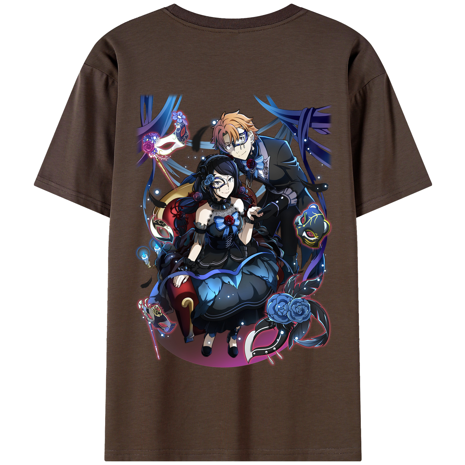（画像用） 文豪ストレイドッグス Bungo Stray Dogs 綿100％半袖Tシャツ（背面プリント）