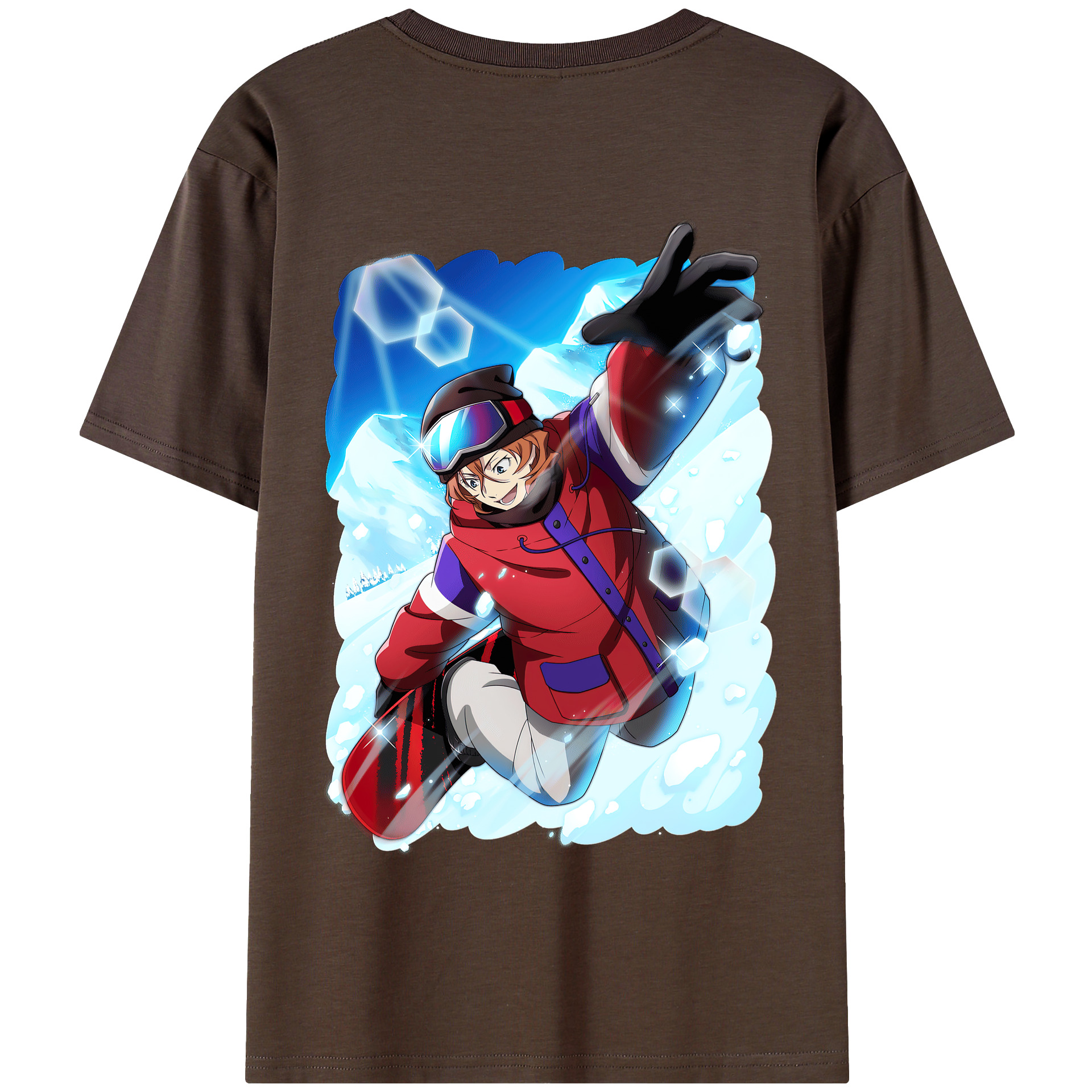 （画像用） 文豪ストレイドッグス Bungo Stray Dogs 綿100％半袖Tシャツ（背面プリント）