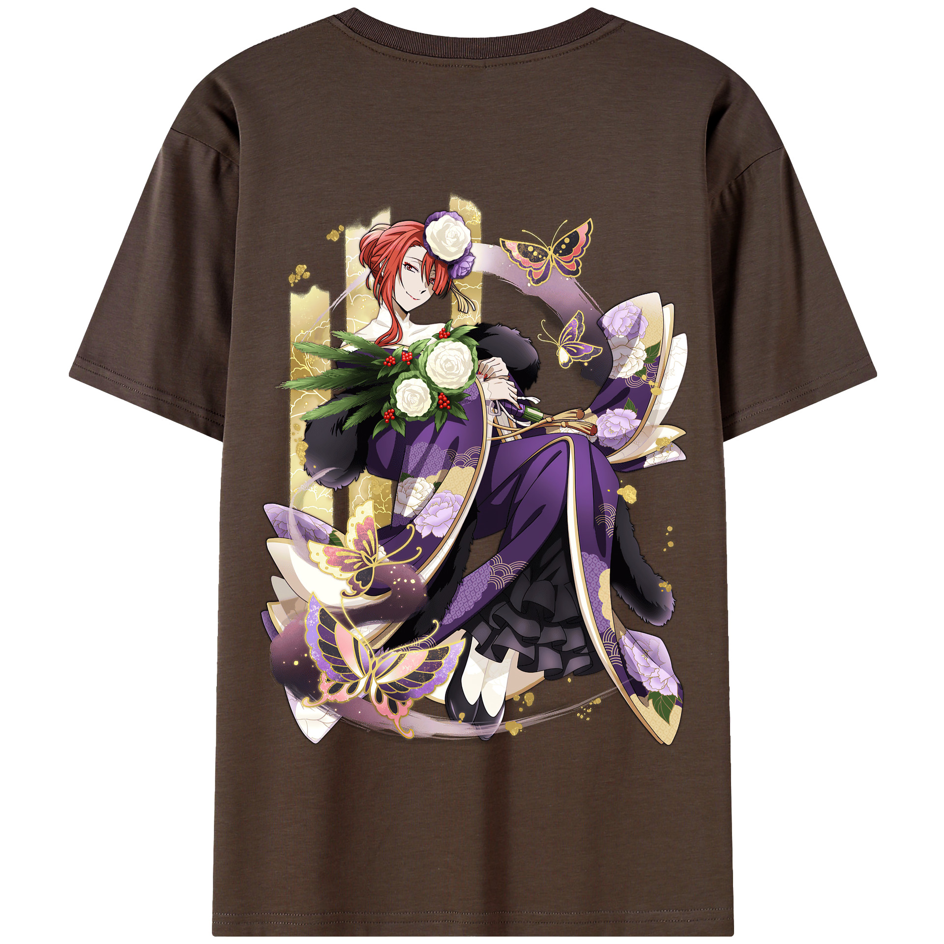 （画像用） 文豪ストレイドッグス Bungo Stray Dogs 綿100％半袖Tシャツ（背面プリント）