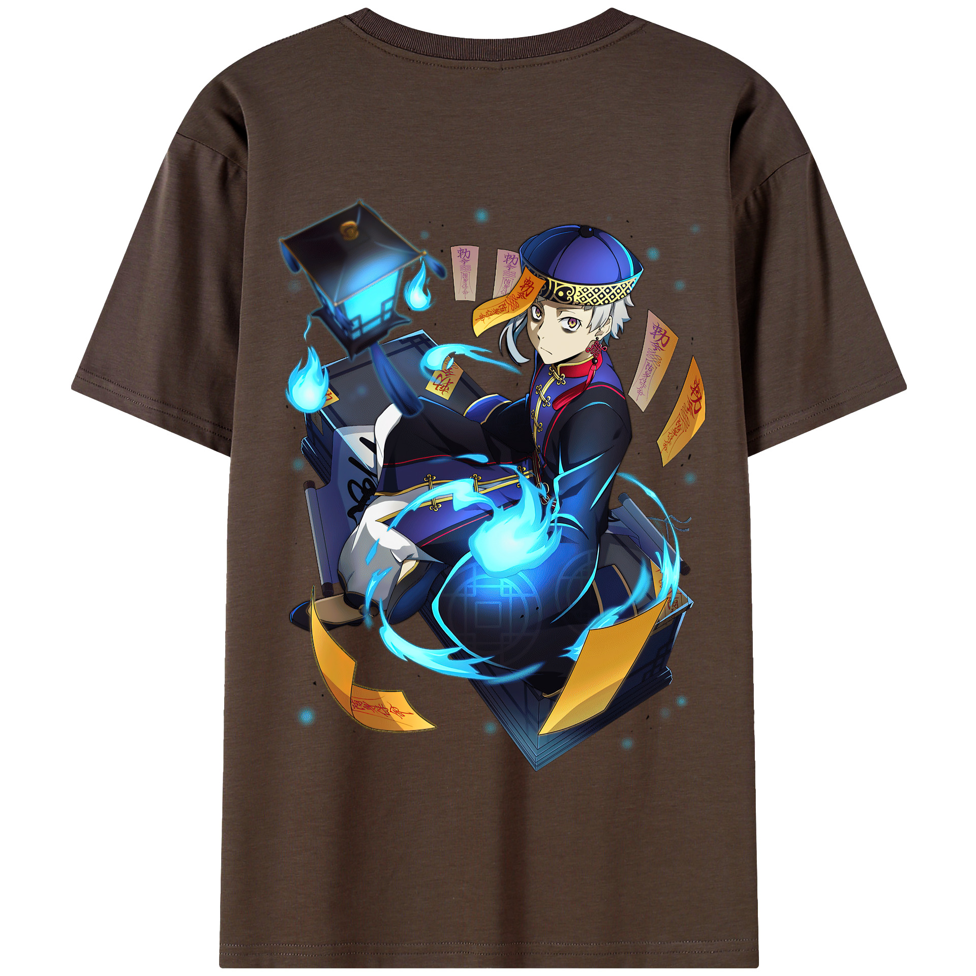 （画像用） 文豪ストレイドッグス Bungo Stray Dogs 綿100％半袖Tシャツ（背面プリント）