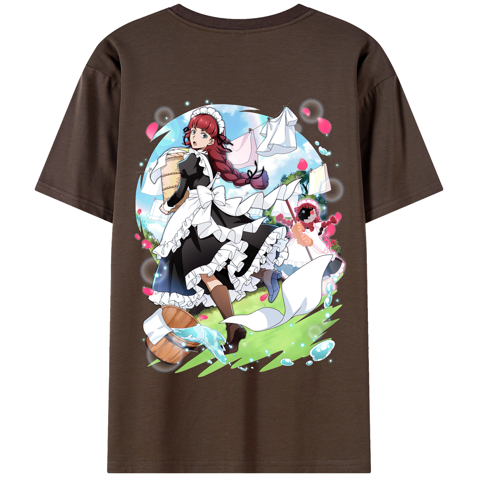 （画像用） 文豪ストレイドッグス Bungo Stray Dogs 綿100％半袖Tシャツ（背面プリント）