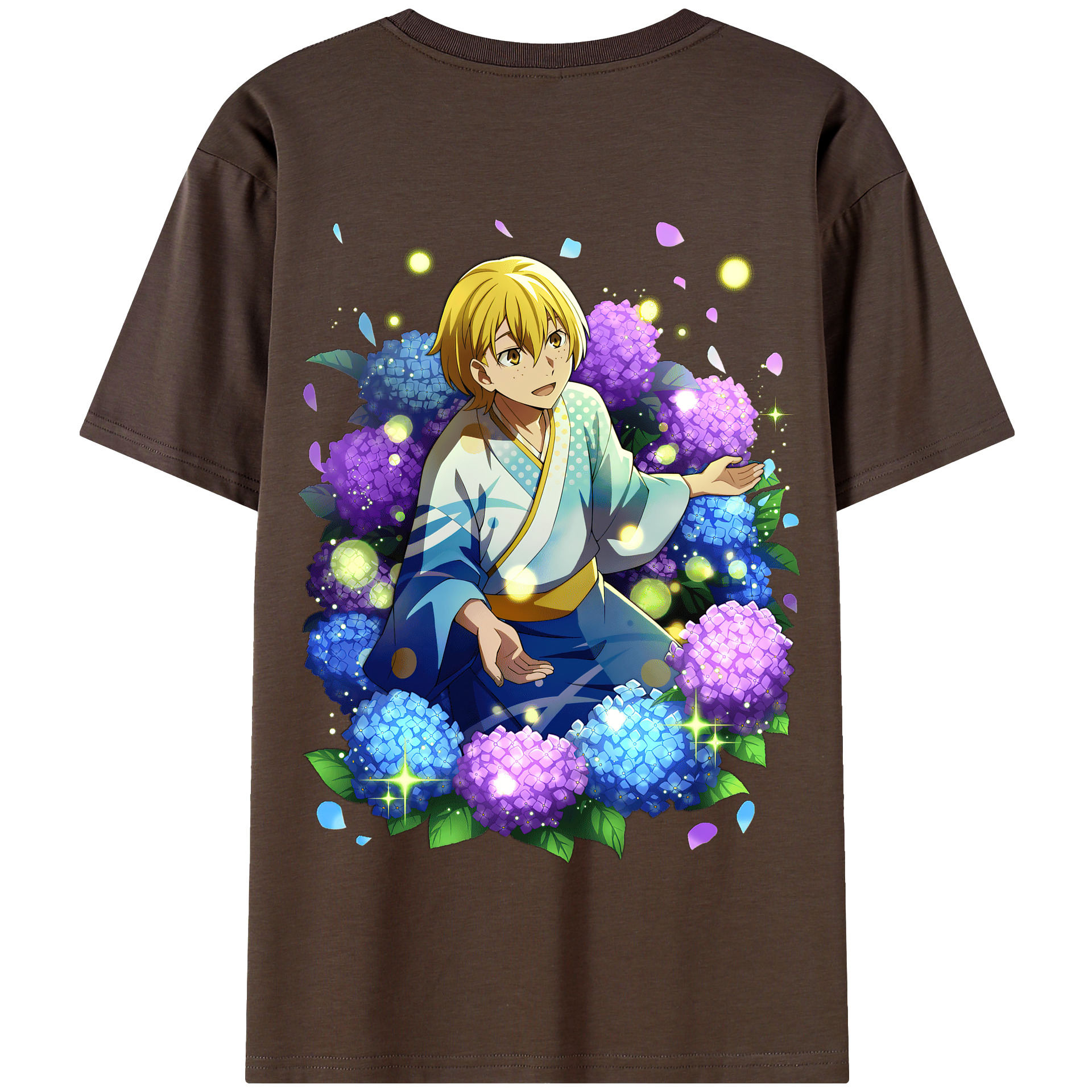 （画像用） 文豪ストレイドッグス Bungo Stray Dogs 綿100％半袖Tシャツ（背面プリント）