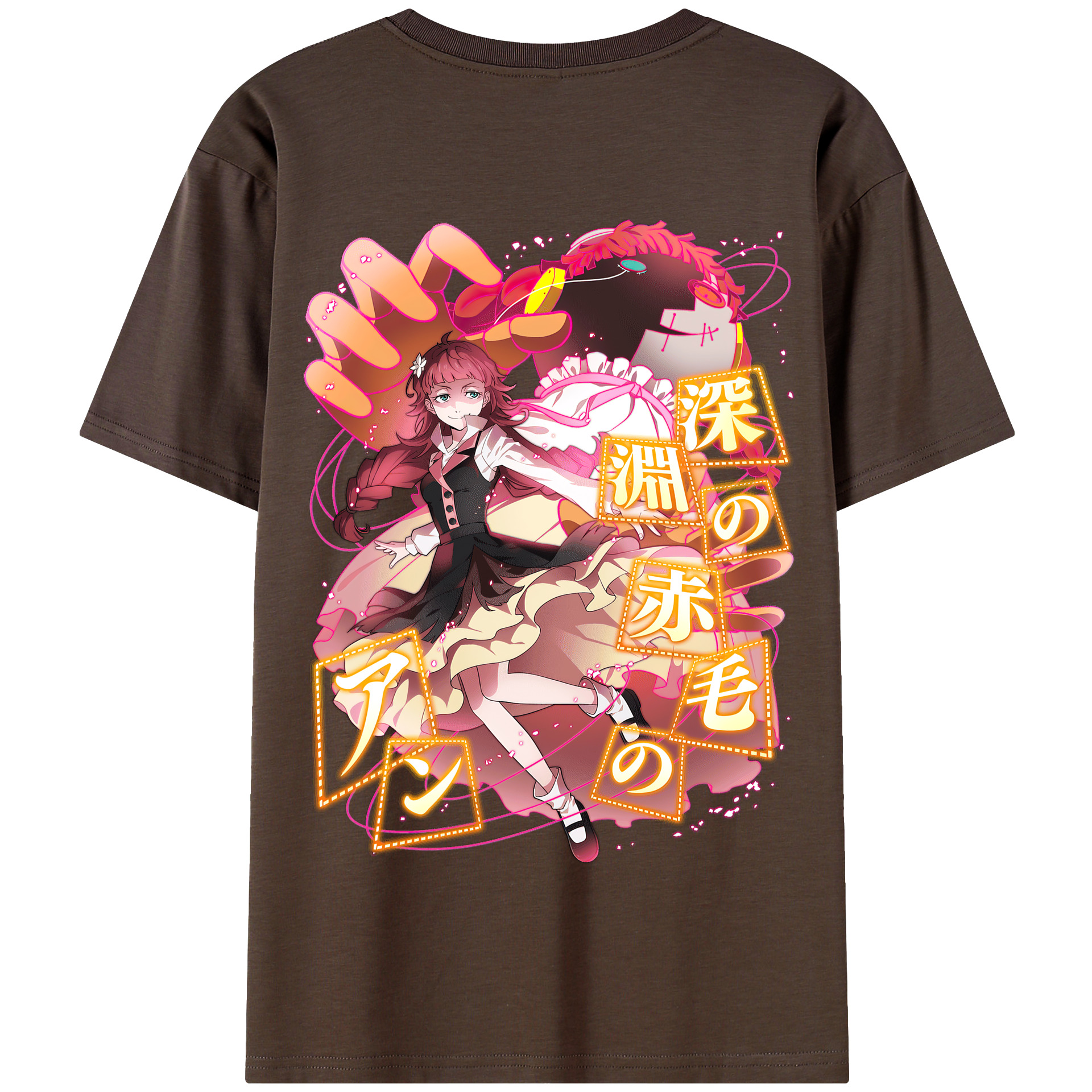 （画像用） 文豪ストレイドッグス Bungo Stray Dogs 綿100％半袖Tシャツ（背面プリント）