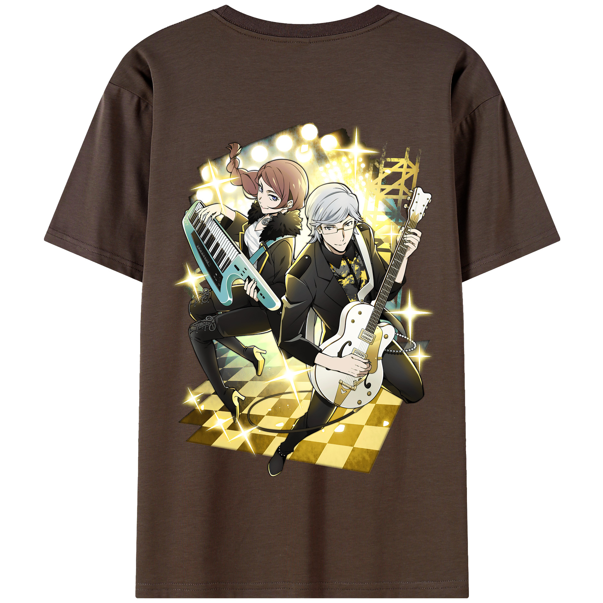 （画像用） 文豪ストレイドッグス Bungo Stray Dogs 綿100％半袖Tシャツ（背面プリント）