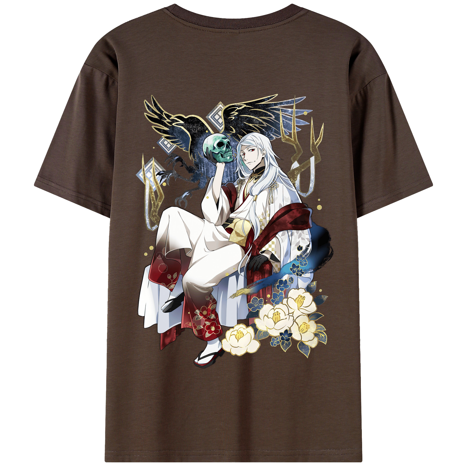 （画像用） 文豪ストレイドッグス Bungo Stray Dogs 綿100％半袖Tシャツ（背面プリント）