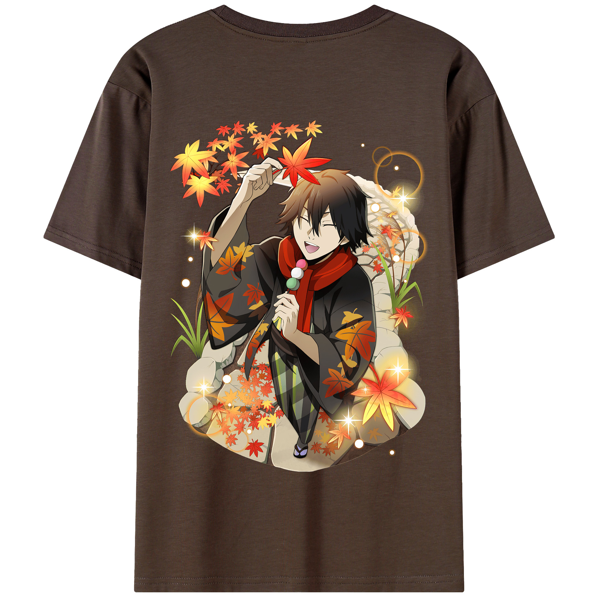 （画像用） 文豪ストレイドッグス Bungo Stray Dogs 綿100％半袖Tシャツ（背面プリント）