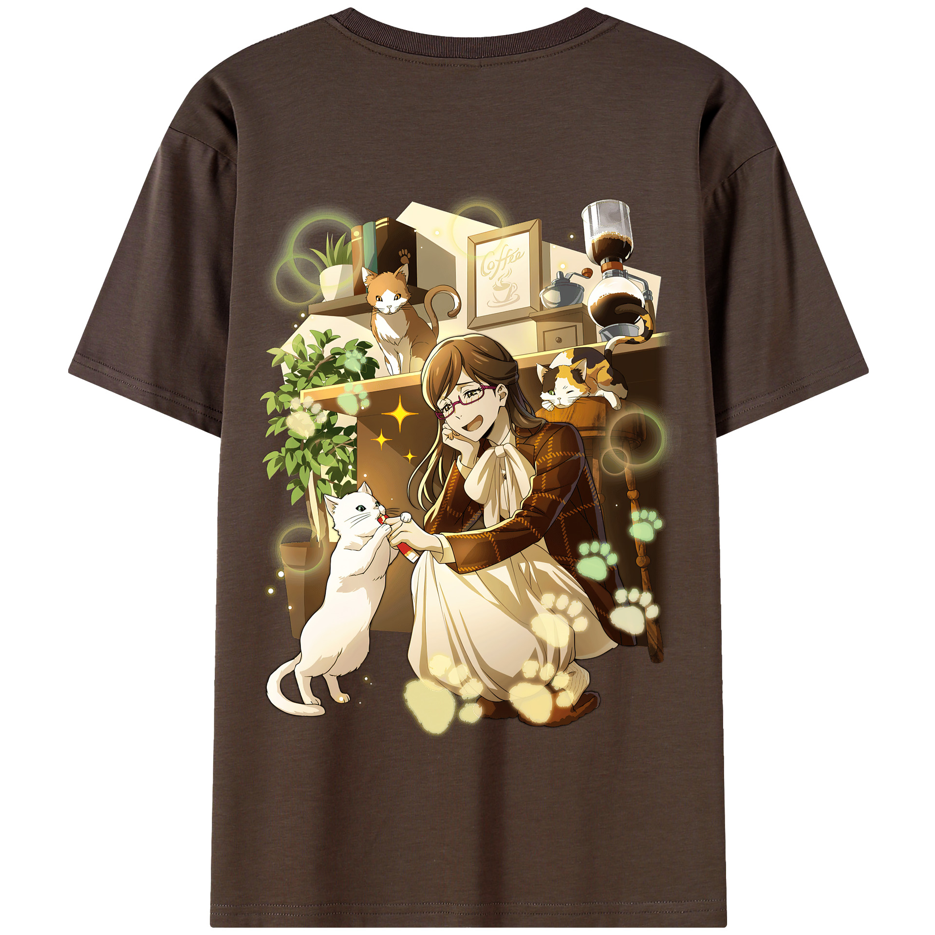 （画像用） 文豪ストレイドッグス Bungo Stray Dogs 綿100％半袖Tシャツ（背面プリント）