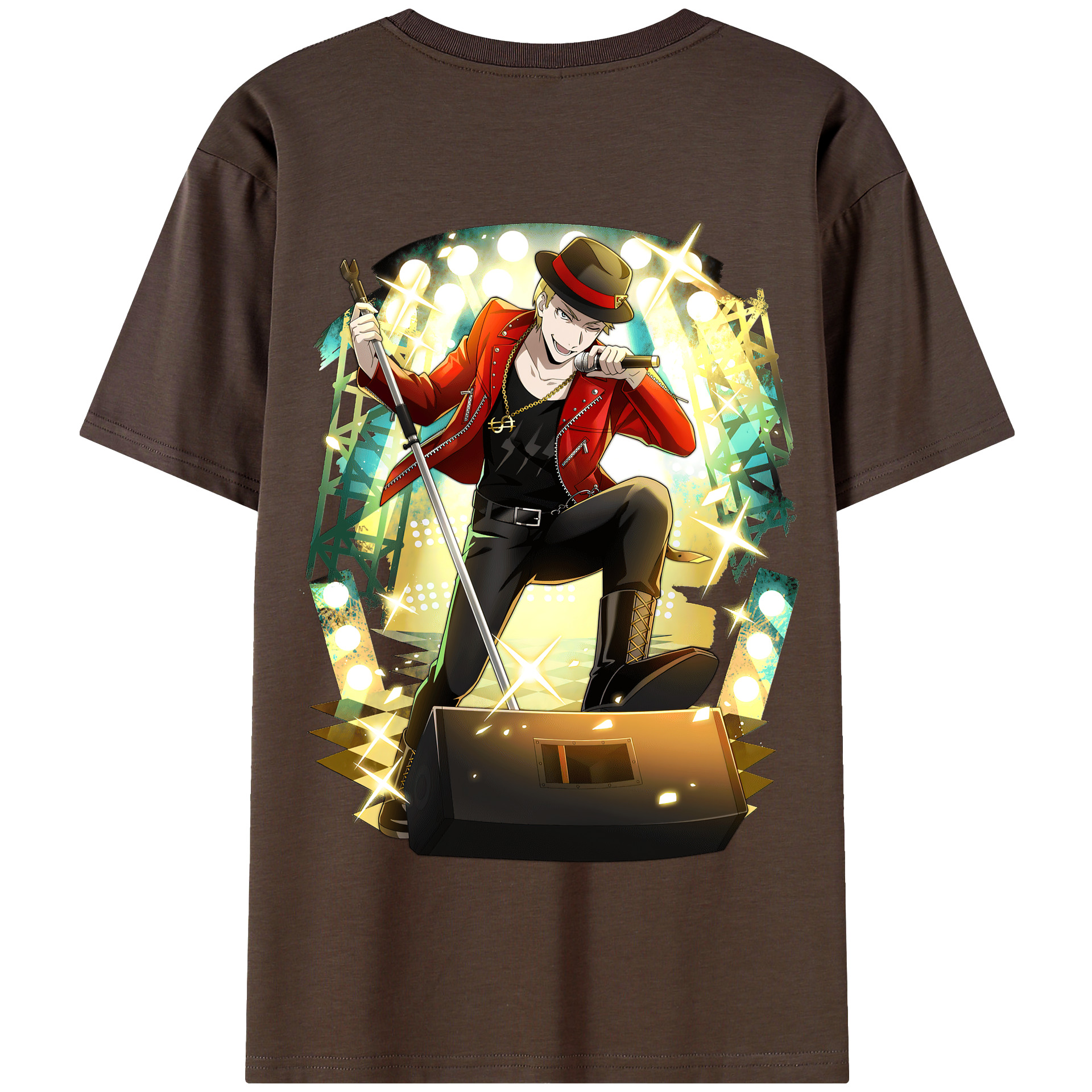 （画像用） 文豪ストレイドッグス Bungo Stray Dogs 綿100％半袖Tシャツ（背面プリント）