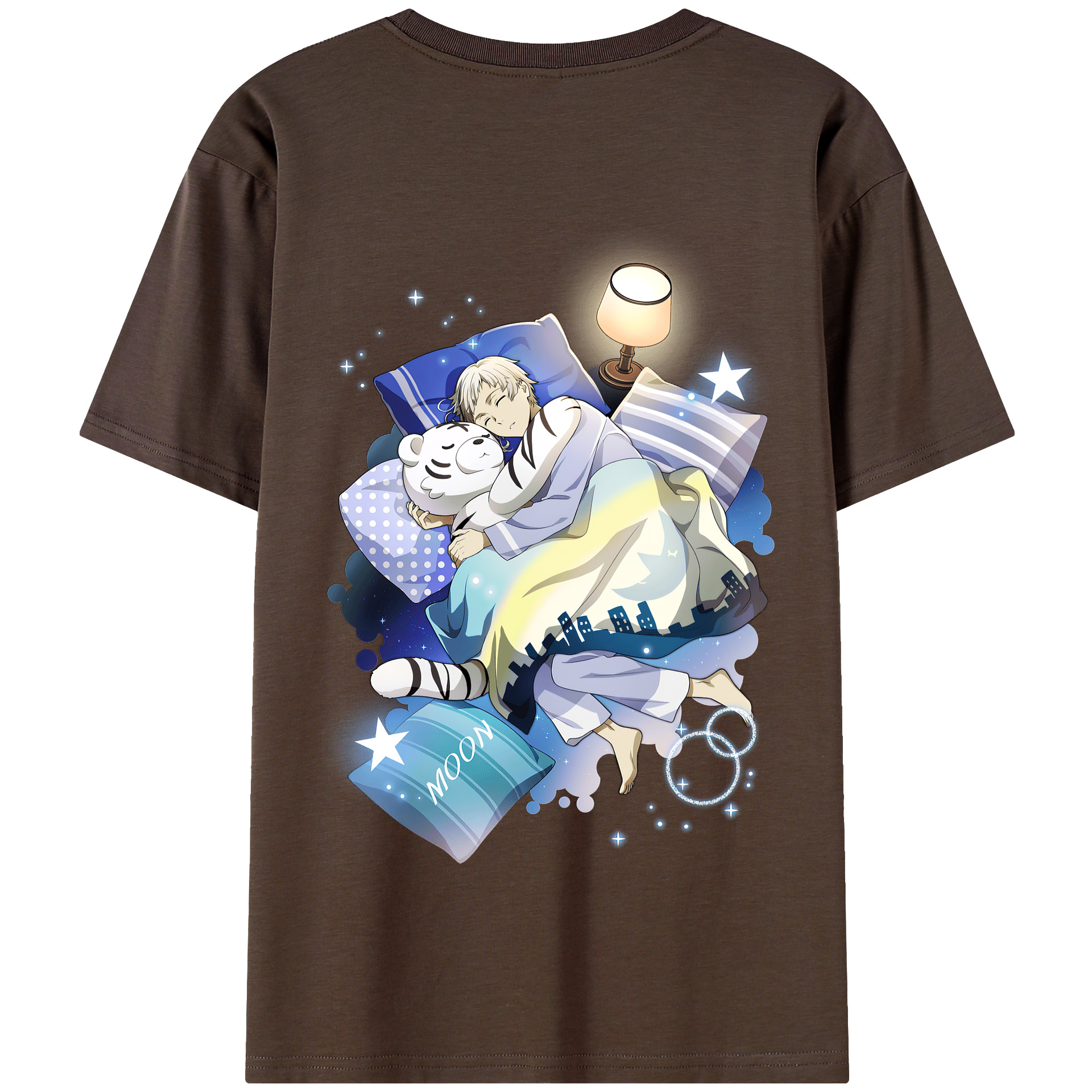 （画像用） 文豪ストレイドッグス Bungo Stray Dogs 綿100％半袖Tシャツ（背面プリント）