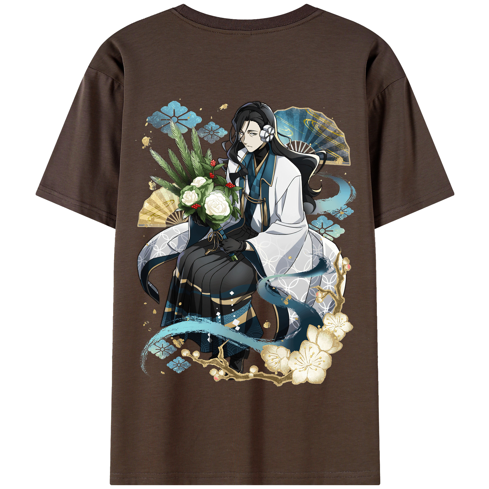（画像用） 文豪ストレイドッグス Bungo Stray Dogs 綿100％半袖Tシャツ（背面プリント）