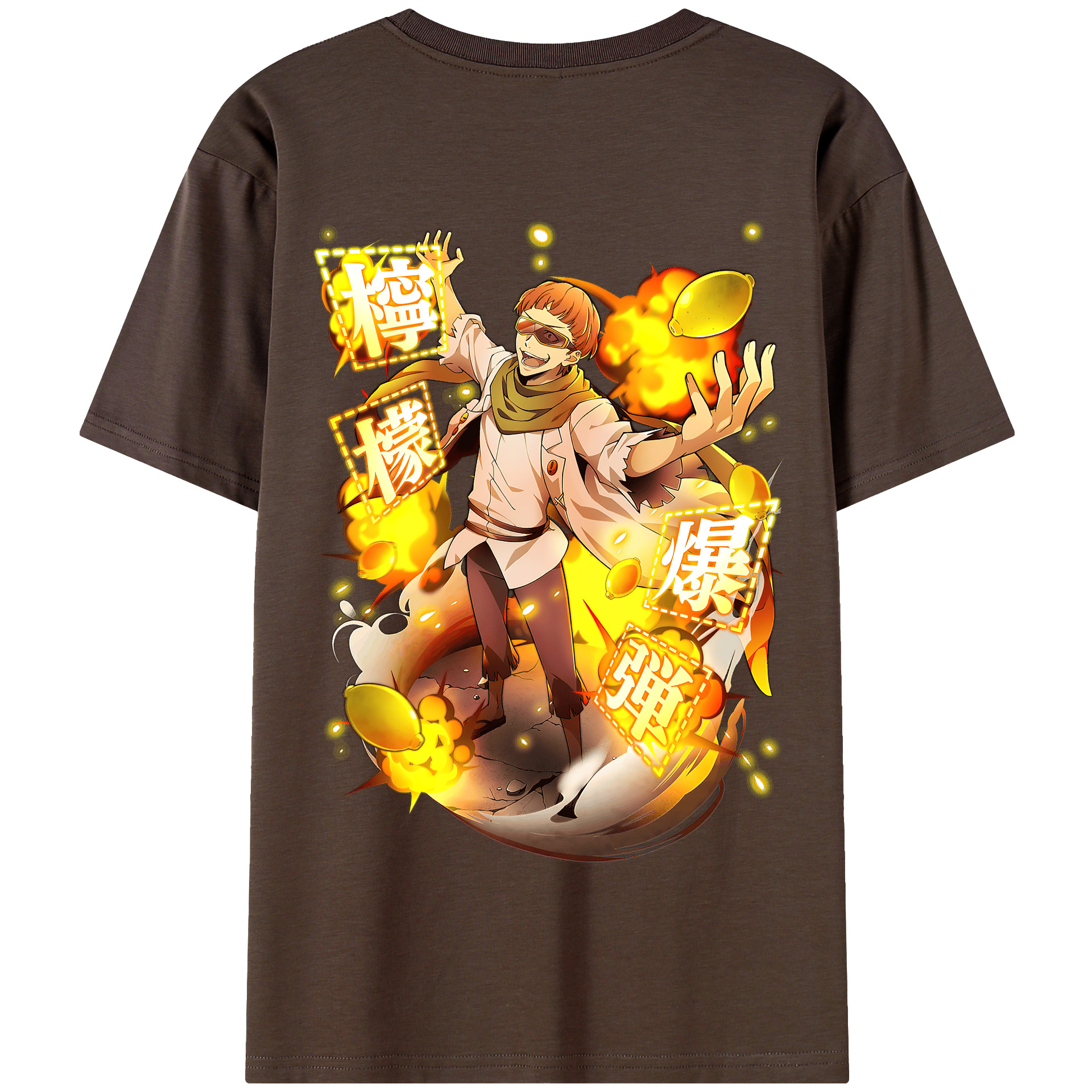 （画像用） 文豪ストレイドッグス Bungo Stray Dogs 綿100％半袖Tシャツ（背面プリント）