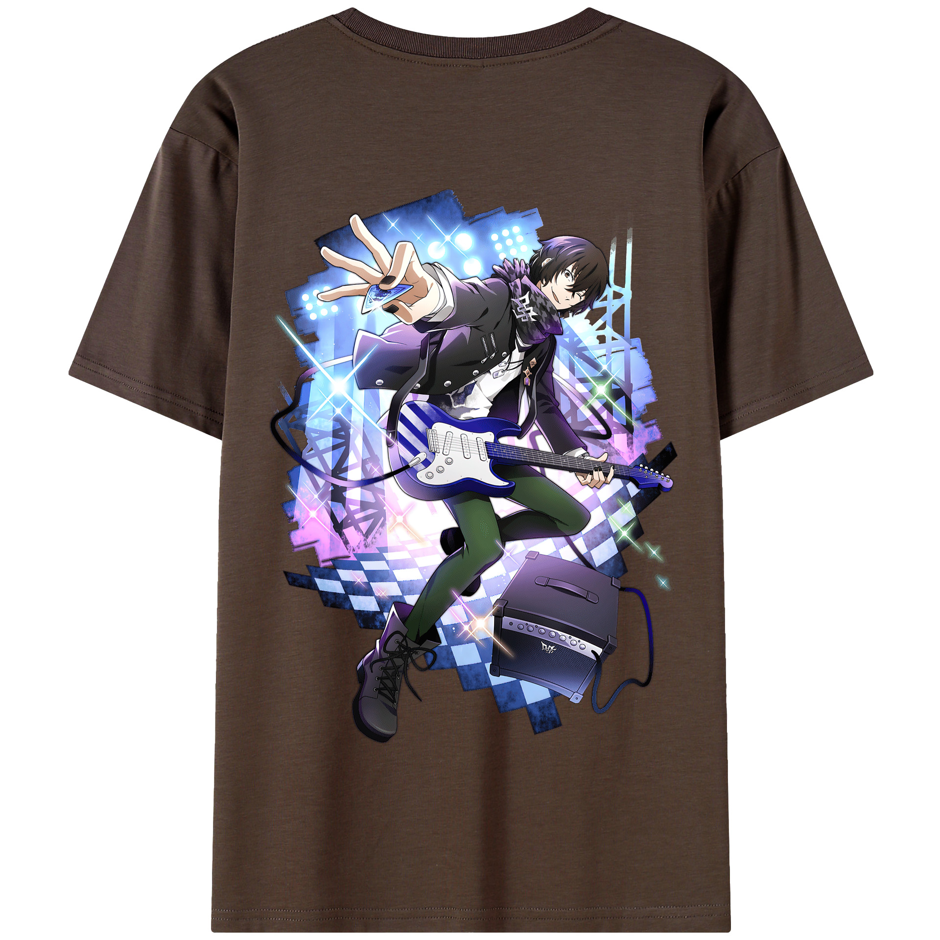 （画像用） 文豪ストレイドッグス Bungo Stray Dogs 綿100％半袖Tシャツ（背面プリント）