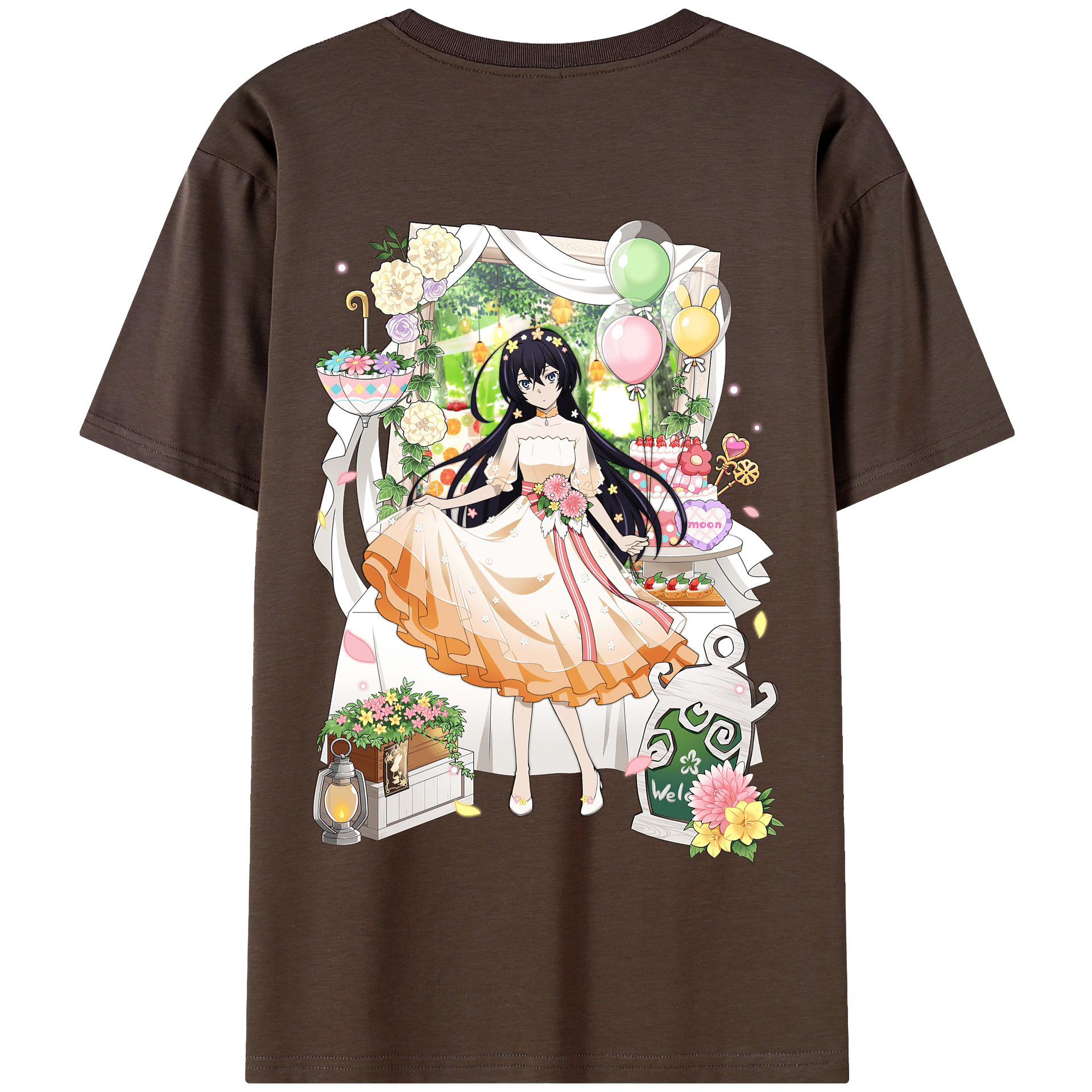 （画像用） 文豪ストレイドッグス Bungo Stray Dogs 綿100％半袖Tシャツ（背面プリント）