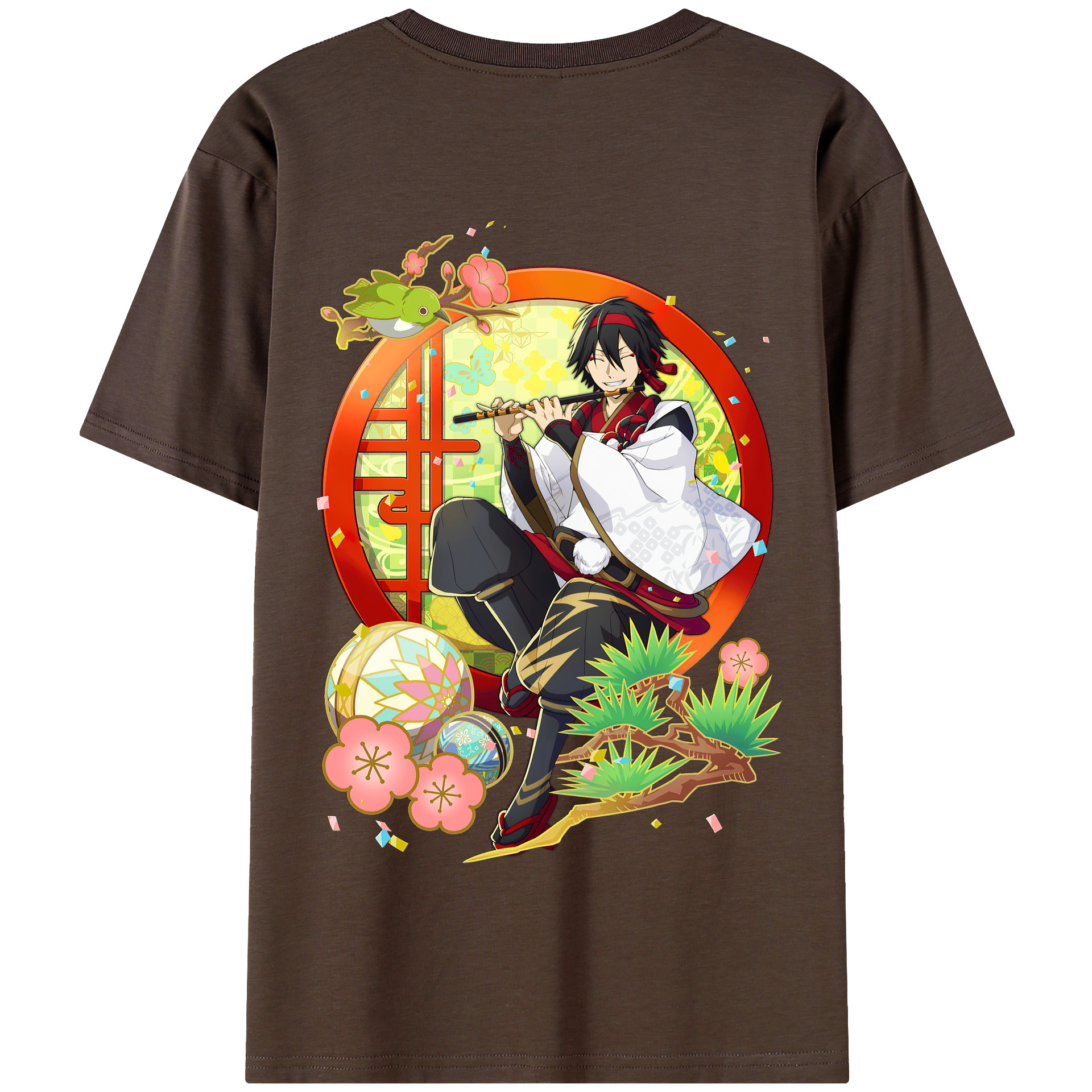 （画像用） 文豪ストレイドッグス Bungo Stray Dogs 綿100％半袖Tシャツ（背面プリント）
