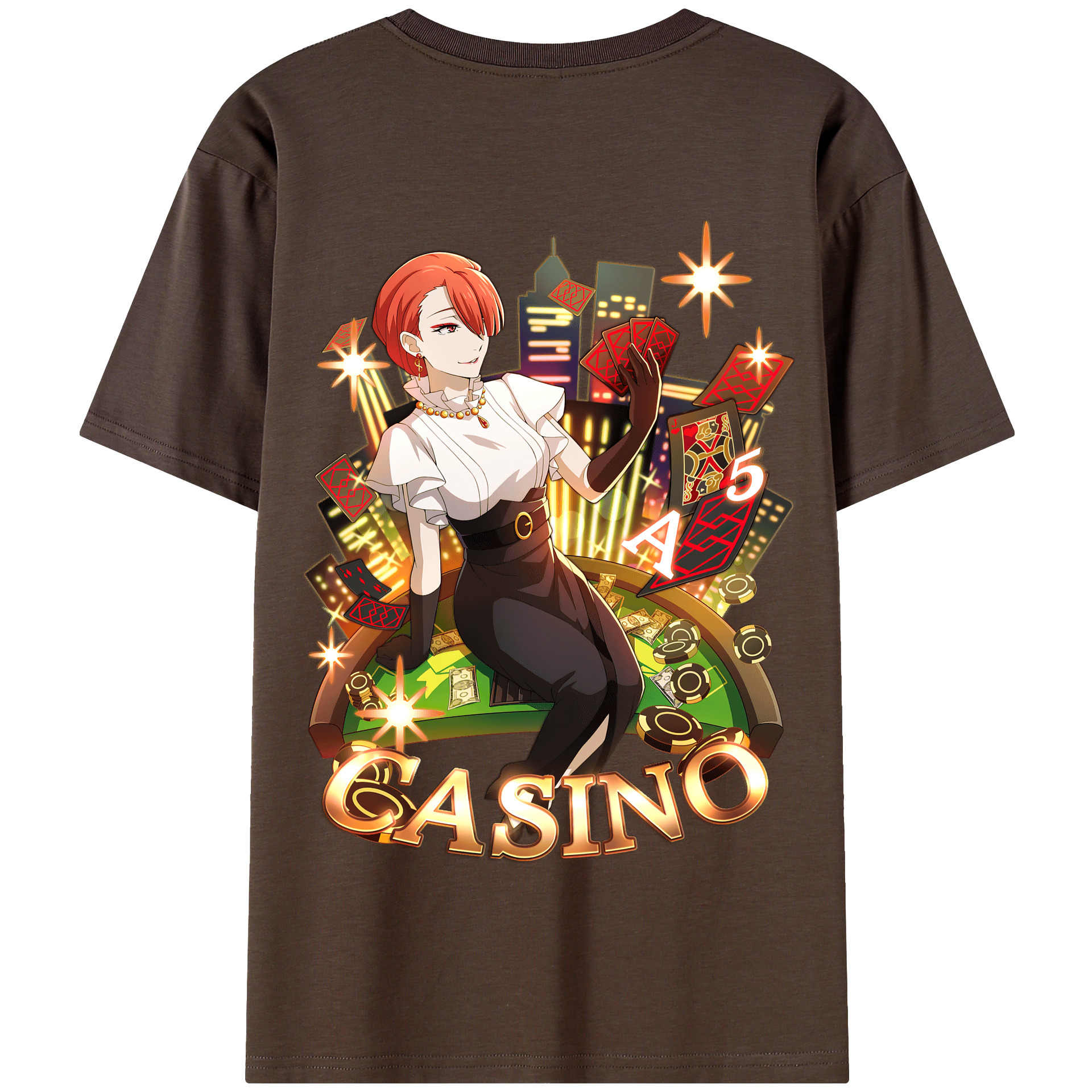 （画像用） 文豪ストレイドッグス Bungo Stray Dogs 綿100％半袖Tシャツ（背面プリント）