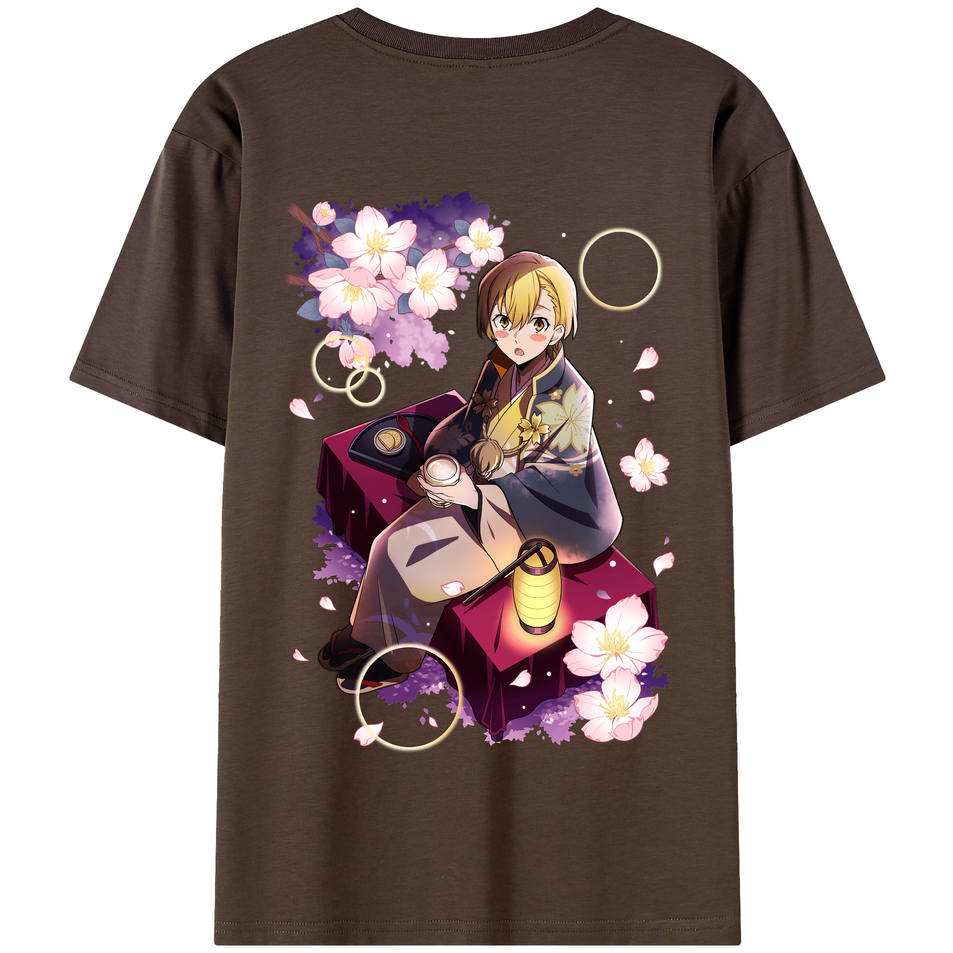 （画像用） 文豪ストレイドッグス Bungo Stray Dogs 綿100％半袖Tシャツ（背面プリント）