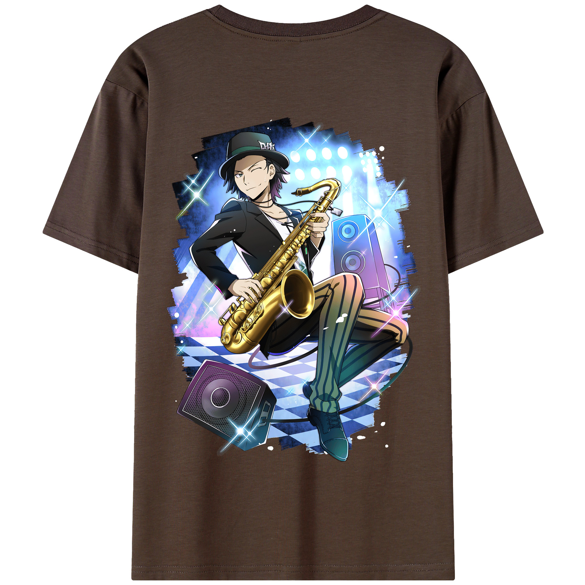 （画像用） 文豪ストレイドッグス Bungo Stray Dogs 綿100％半袖Tシャツ（背面プリント）