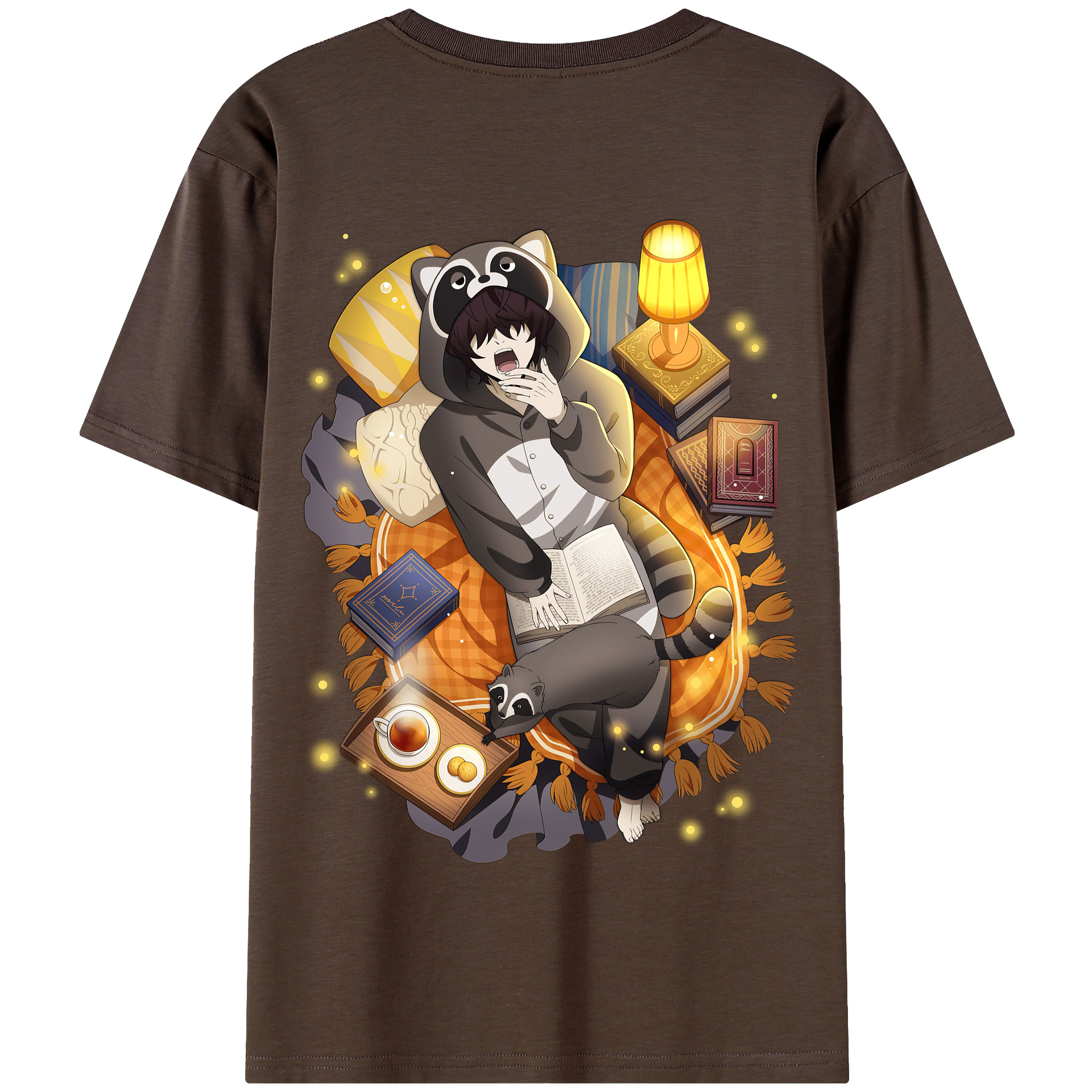 （画像用） 文豪ストレイドッグス Bungo Stray Dogs 綿100％半袖Tシャツ（背面プリント）
