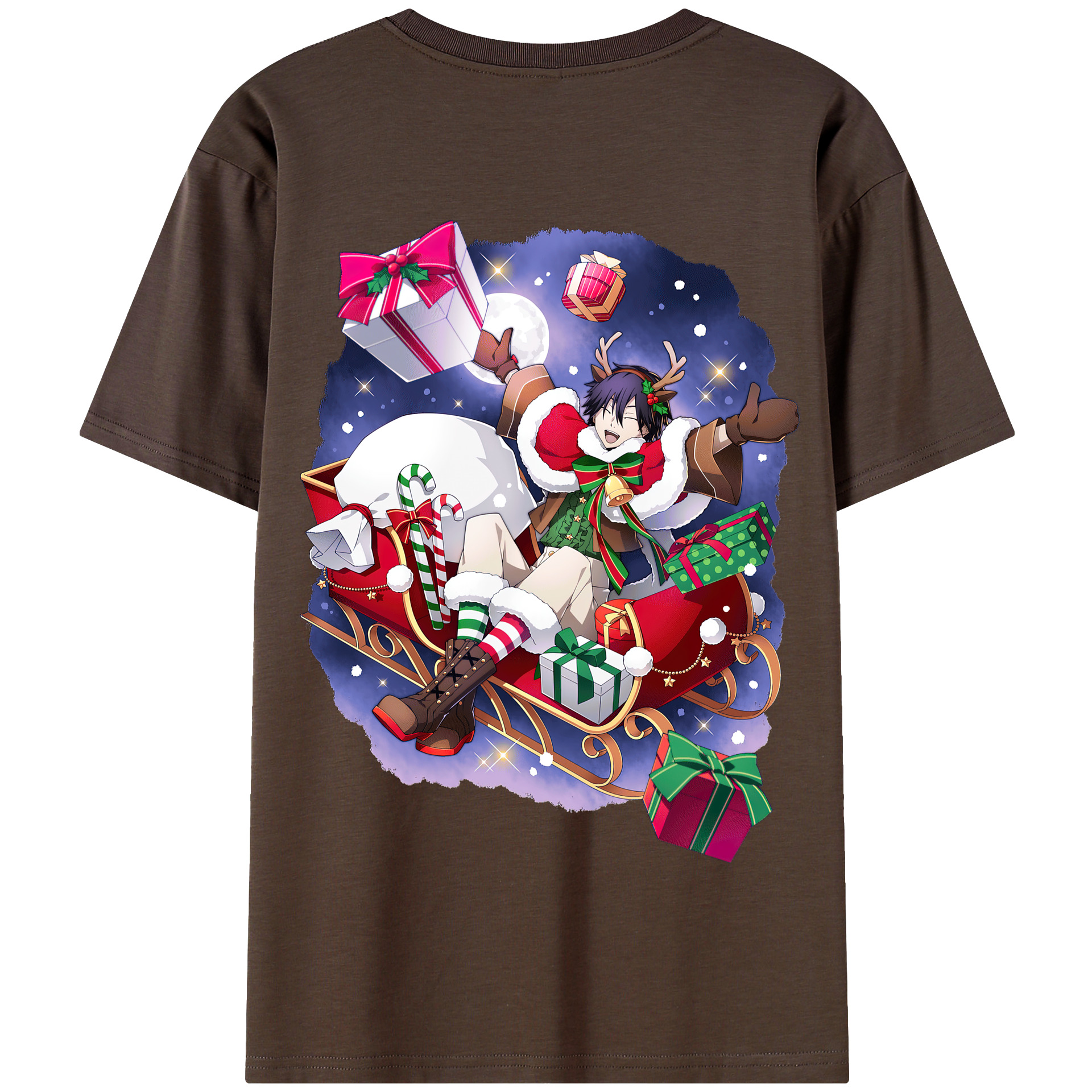 （画像用） 文豪ストレイドッグス Bungo Stray Dogs 綿100％半袖Tシャツ（背面プリント）