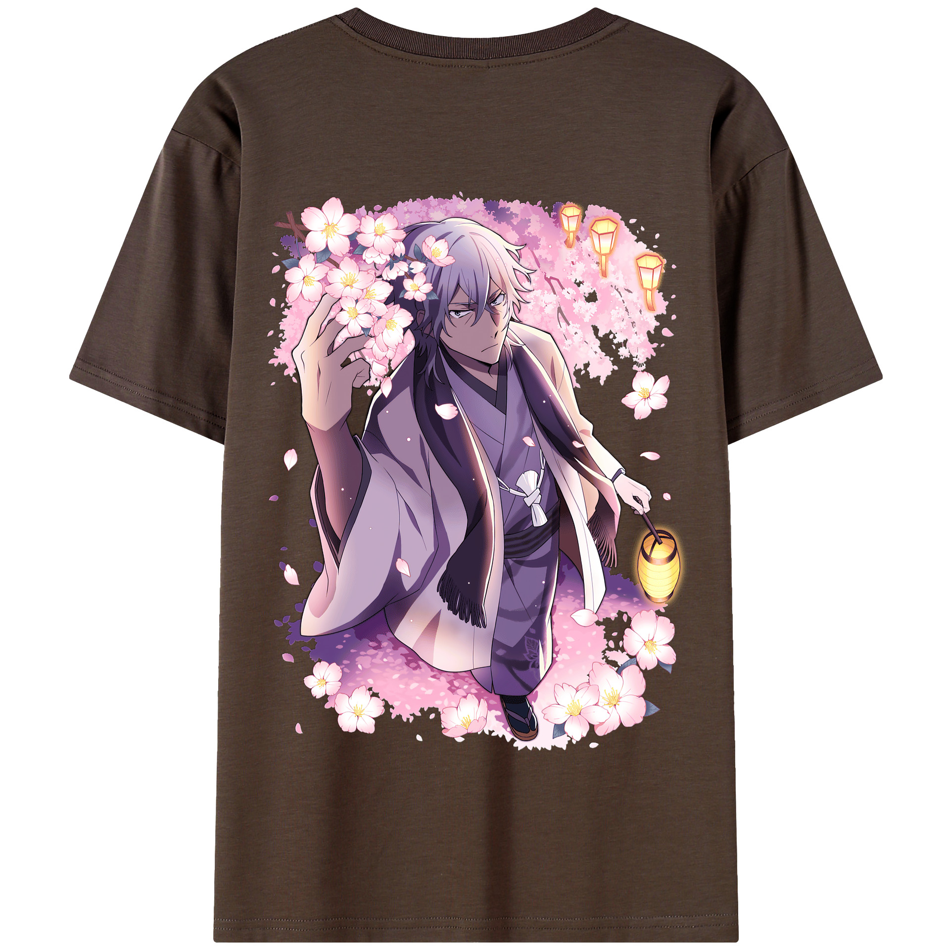 （画像用） 文豪ストレイドッグス Bungo Stray Dogs 綿100％半袖Tシャツ（背面プリント）