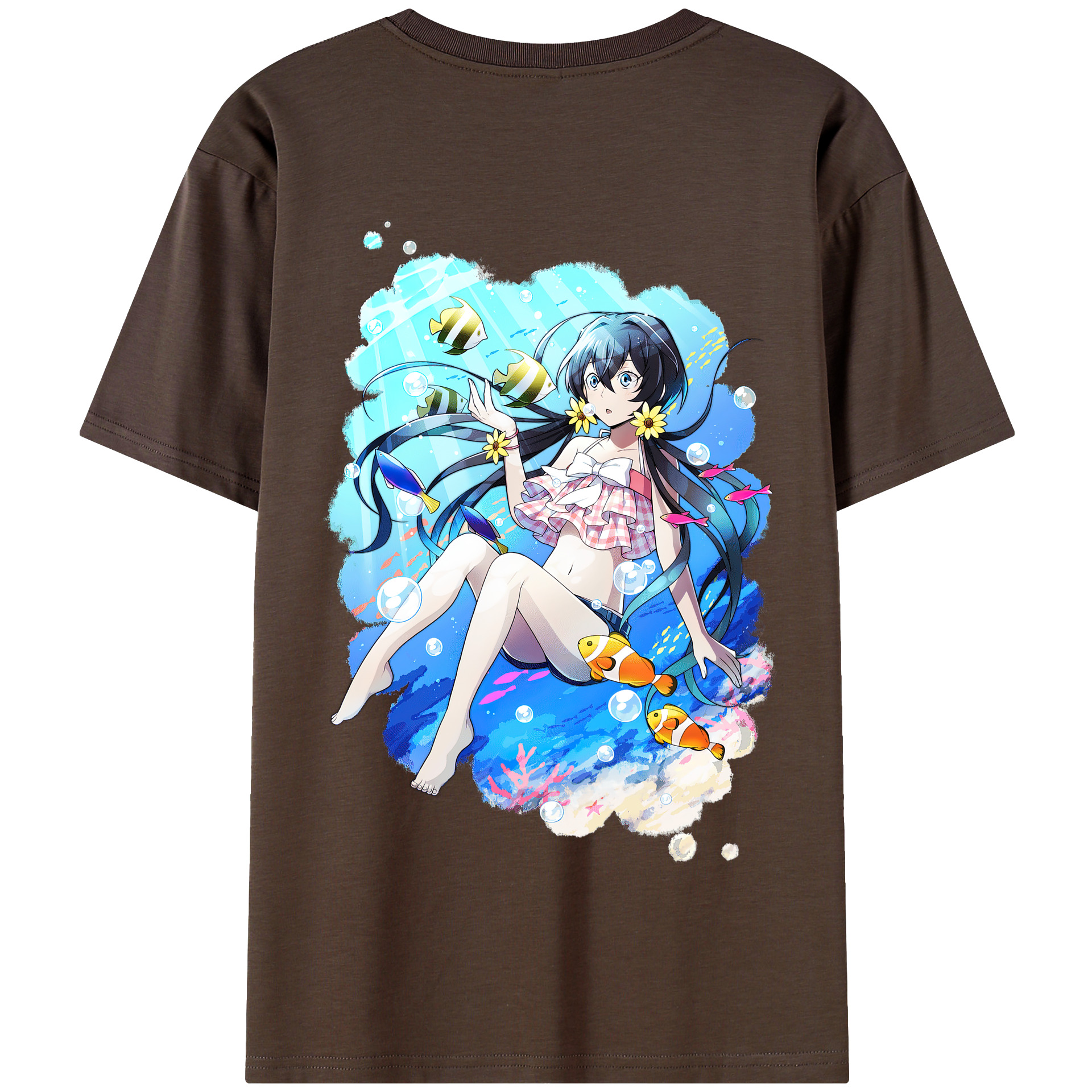 （画像用） 文豪ストレイドッグス Bungo Stray Dogs 綿100％半袖Tシャツ（背面プリント）