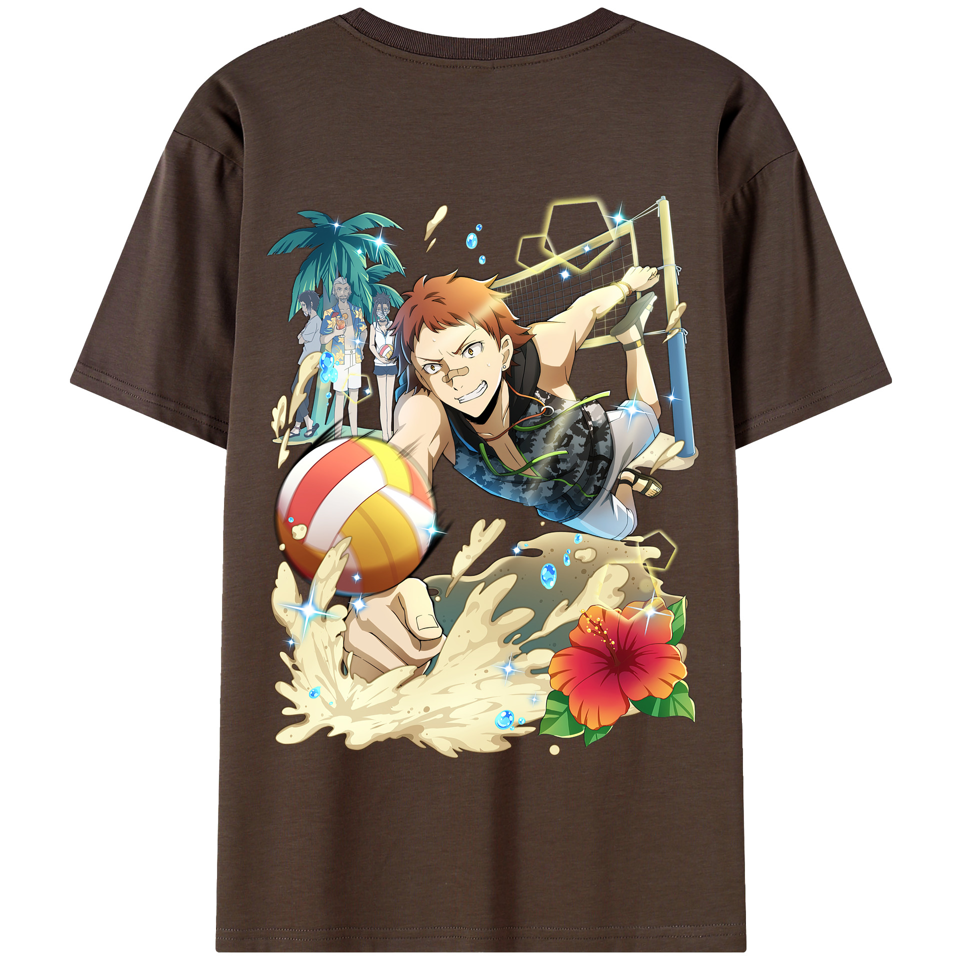 （画像用） 文豪ストレイドッグス Bungo Stray Dogs 綿100％半袖Tシャツ（背面プリント）