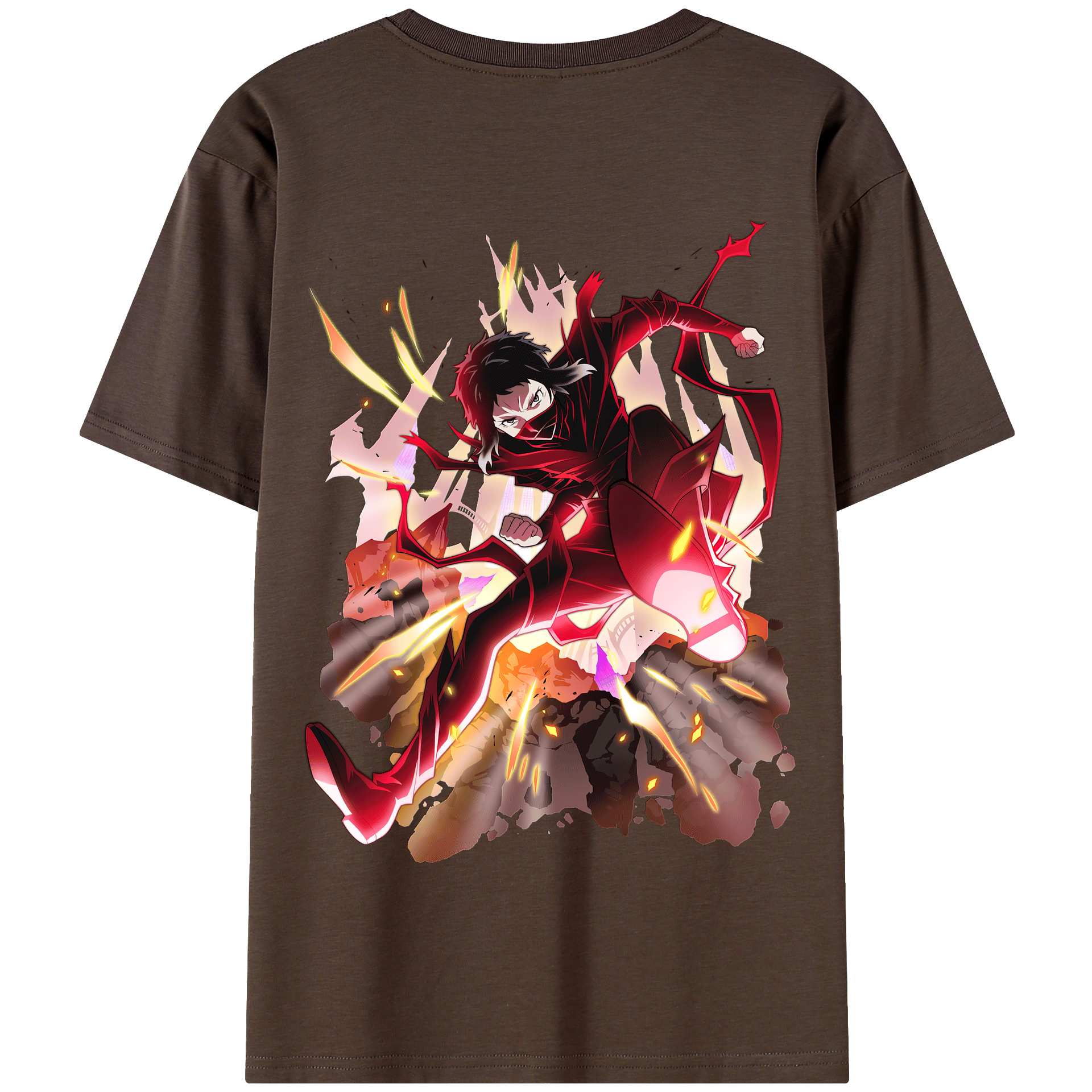 （画像用） 文豪ストレイドッグス Bungo Stray Dogs 綿100％半袖Tシャツ（背面プリント）
