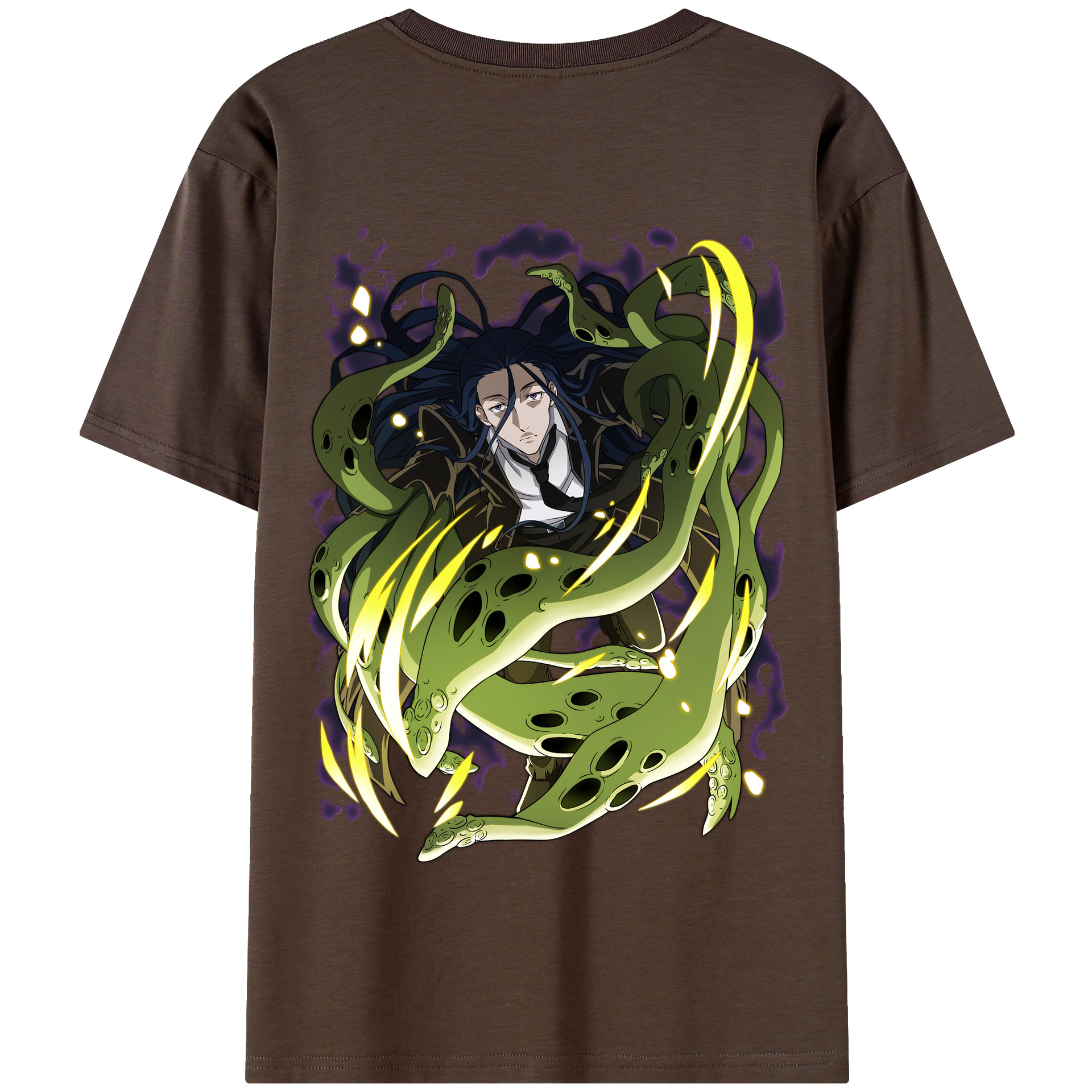 （画像用） 文豪ストレイドッグス Bungo Stray Dogs 綿100％半袖Tシャツ（背面プリント）
