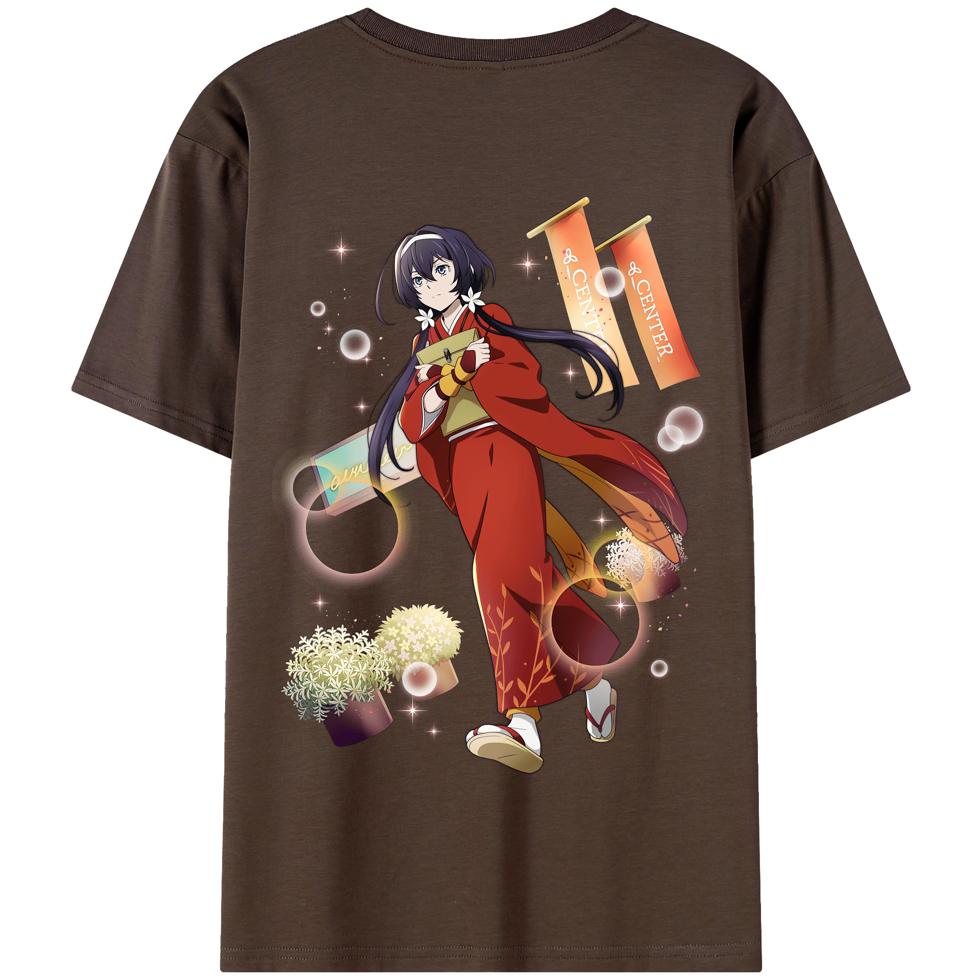 （画像用） 文豪ストレイドッグス Bungo Stray Dogs 綿100％半袖Tシャツ（背面プリント）