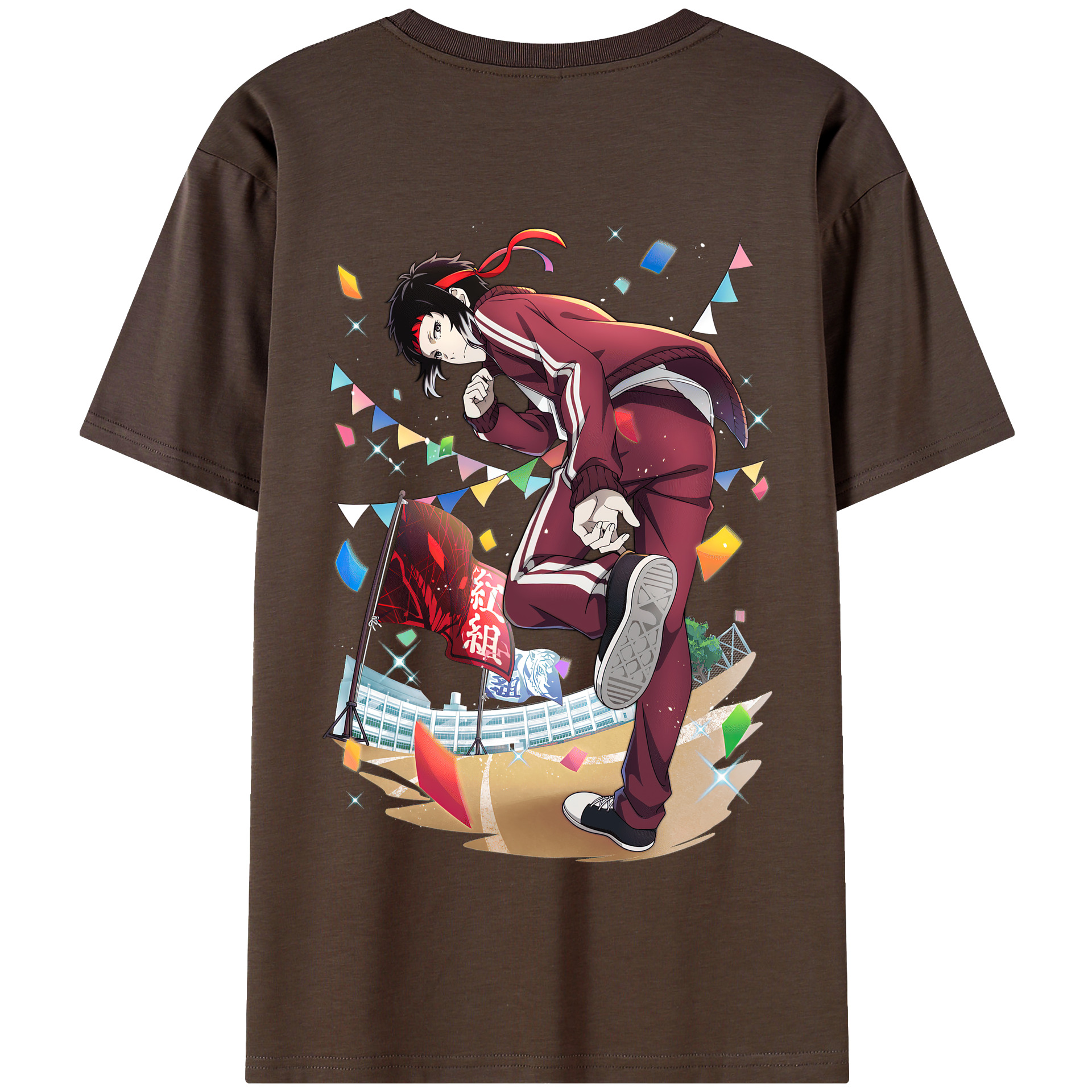 （画像用） 文豪ストレイドッグス Bungo Stray Dogs 綿100％半袖Tシャツ（背面プリント）