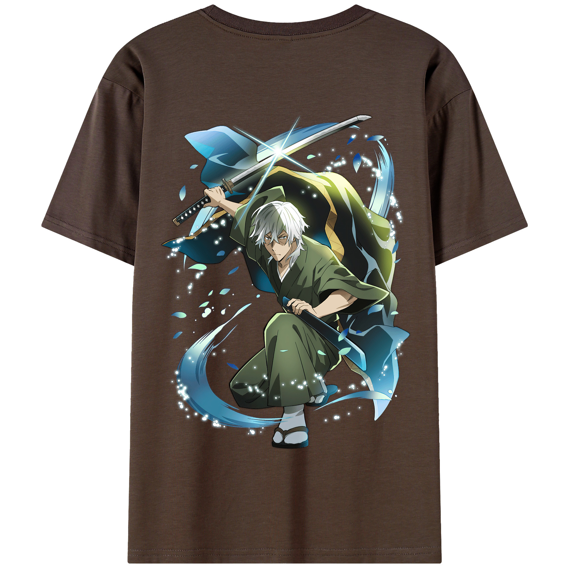 （画像用） 文豪ストレイドッグス Bungo Stray Dogs 綿100％半袖Tシャツ（背面プリント）