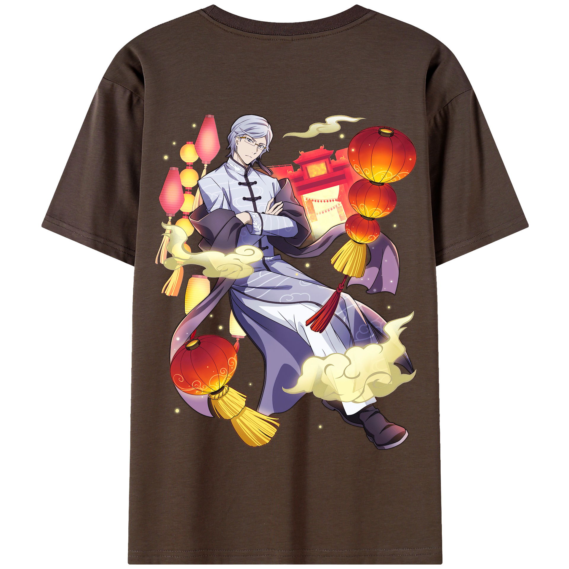 （画像用） 文豪ストレイドッグス Bungo Stray Dogs 綿100％半袖Tシャツ（背面プリント）