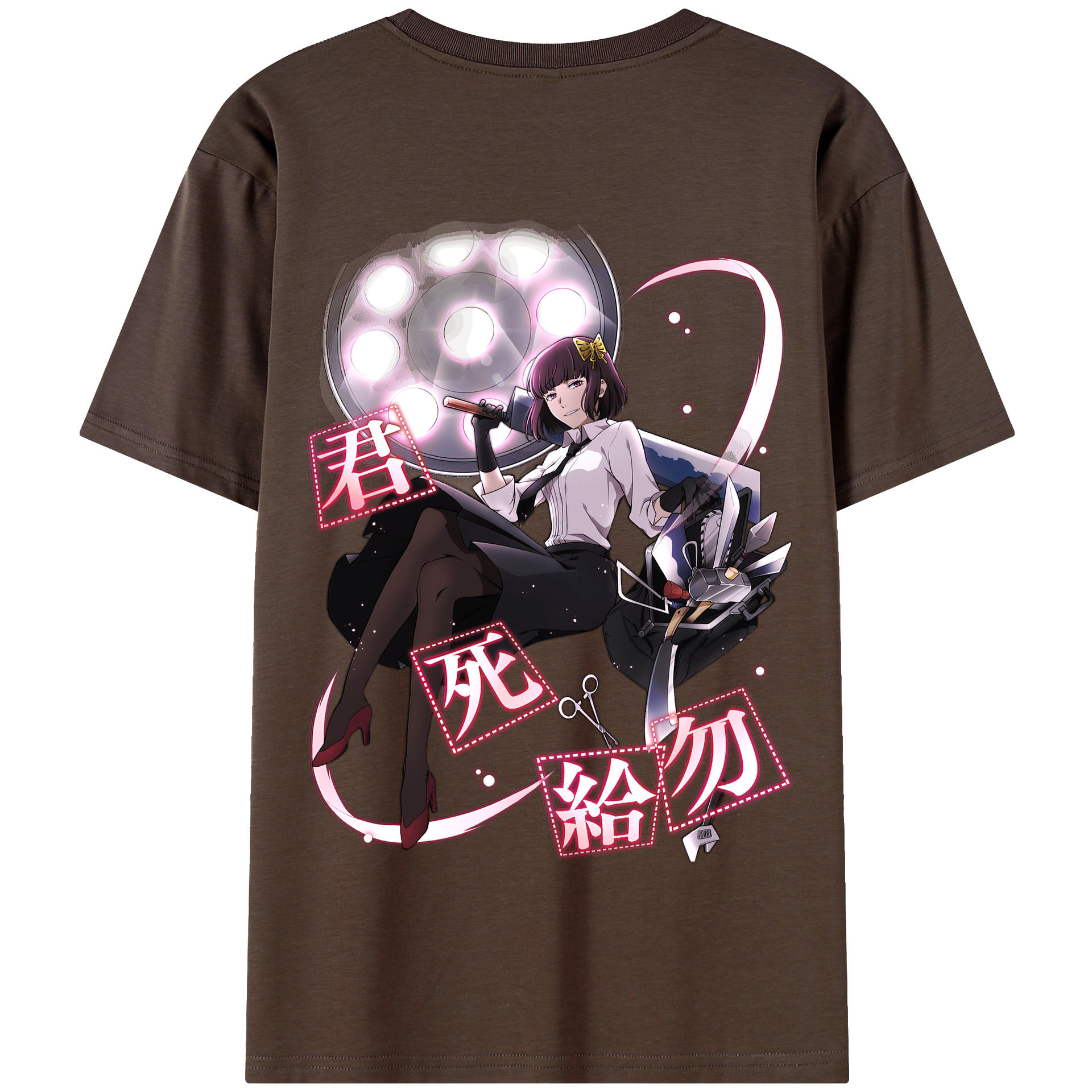 （画像用） 文豪ストレイドッグス Bungo Stray Dogs 綿100％半袖Tシャツ（背面プリント）