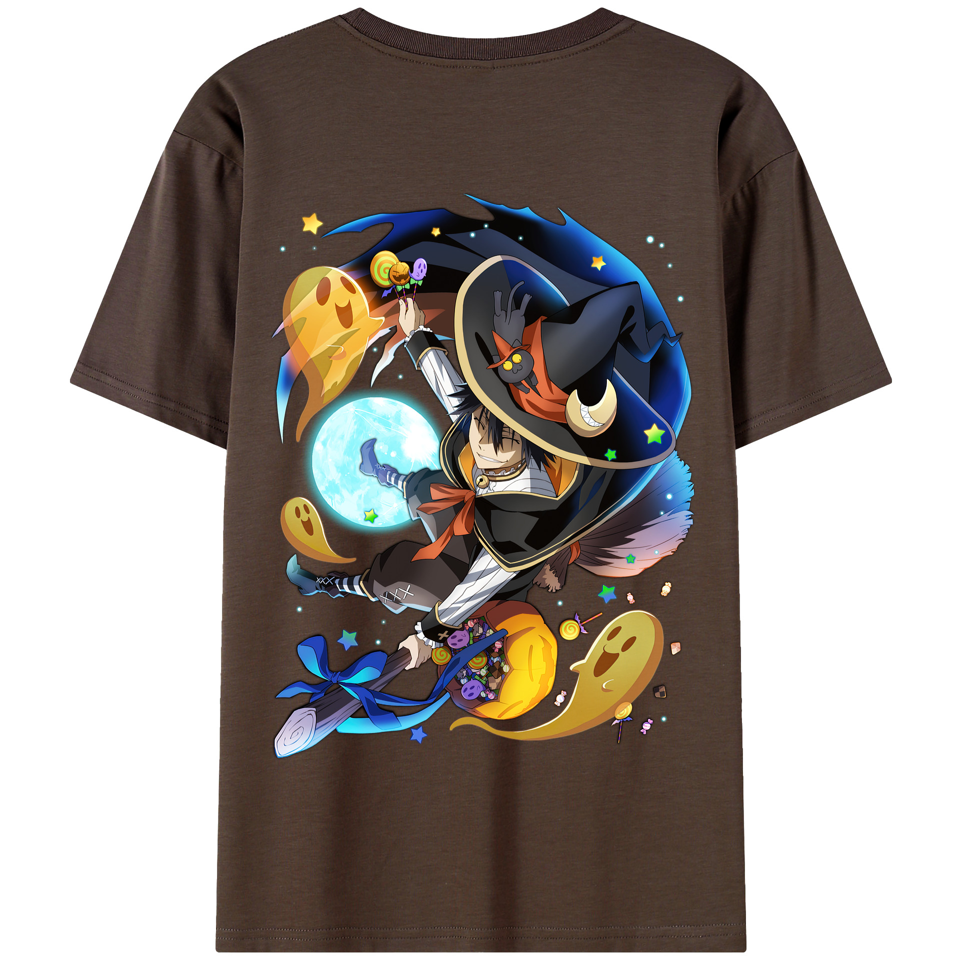 （画像用） 文豪ストレイドッグス Bungo Stray Dogs 綿100％半袖Tシャツ（背面プリント）