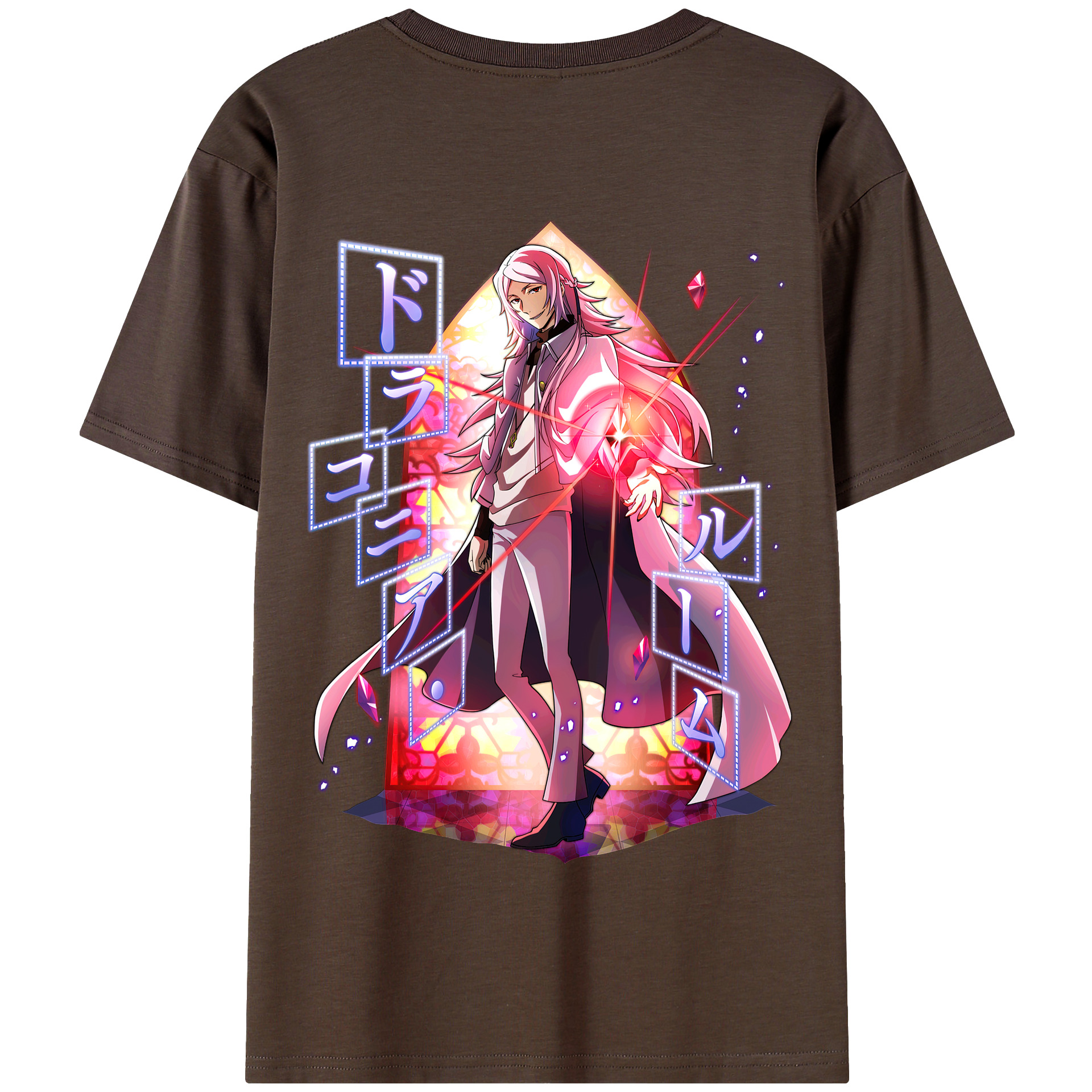 （画像用） 文豪ストレイドッグス Bungo Stray Dogs 綿100％半袖Tシャツ（背面プリント）