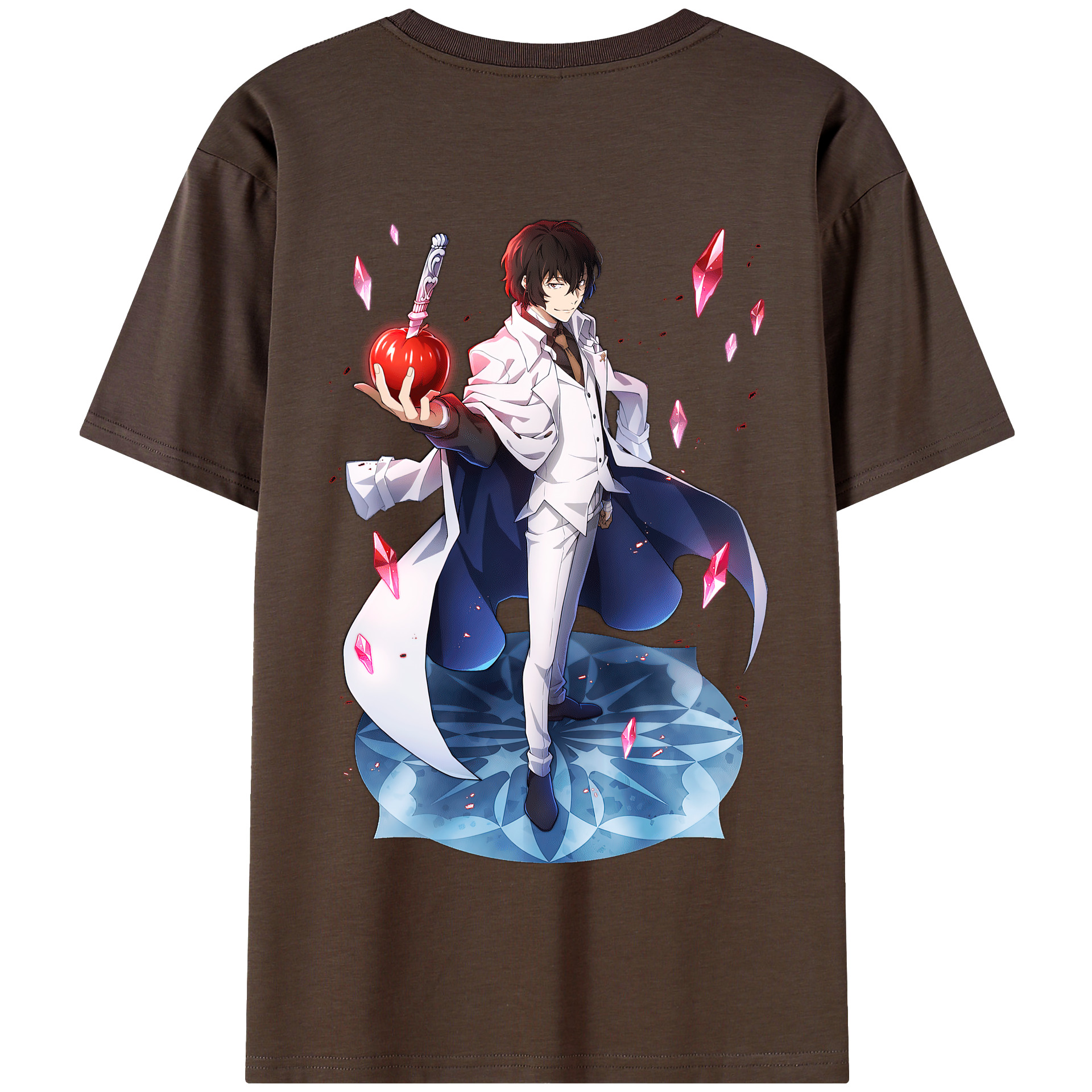 （画像用） 文豪ストレイドッグス Bungo Stray Dogs 綿100％半袖Tシャツ（背面プリント）