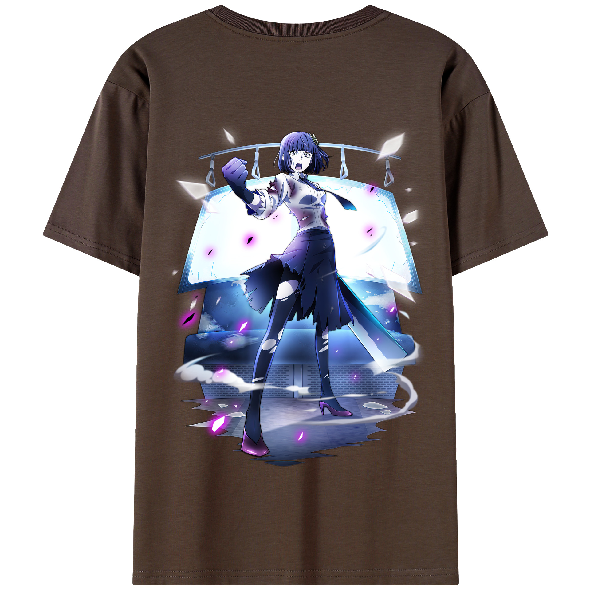 （画像用） 文豪ストレイドッグス Bungo Stray Dogs 綿100％半袖Tシャツ（背面プリント）