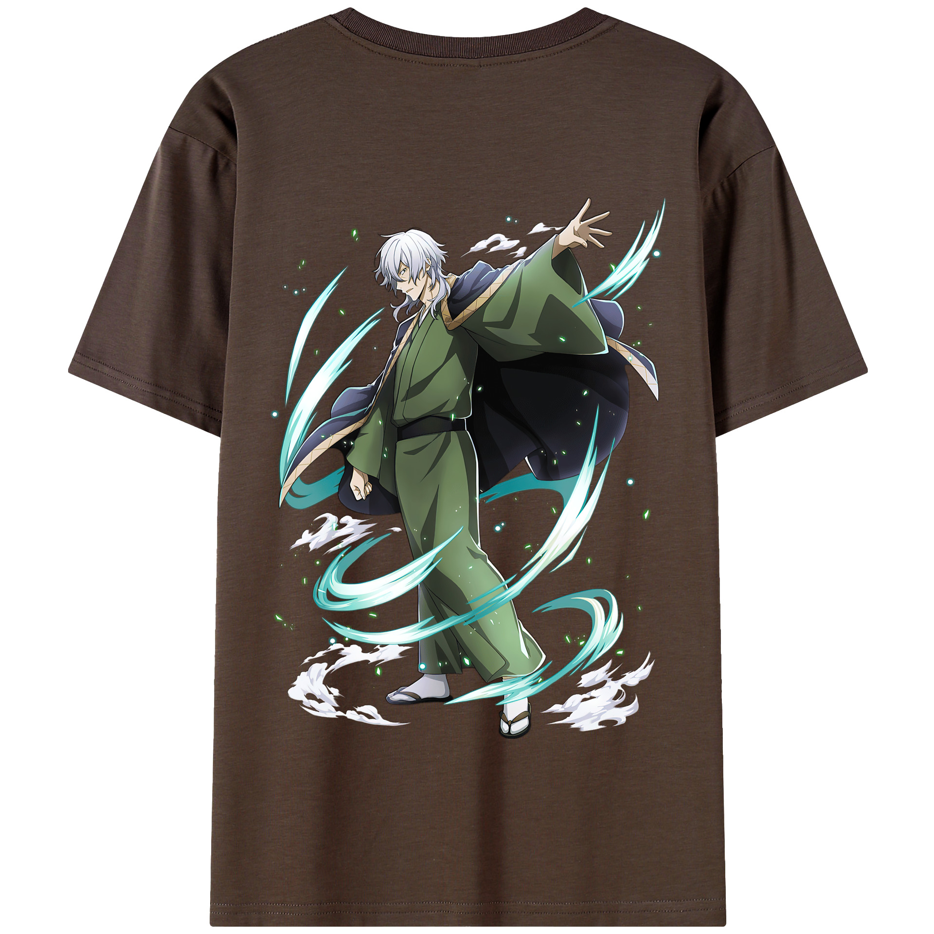 （画像用） 文豪ストレイドッグス Bungo Stray Dogs 綿100％半袖Tシャツ（背面プリント）