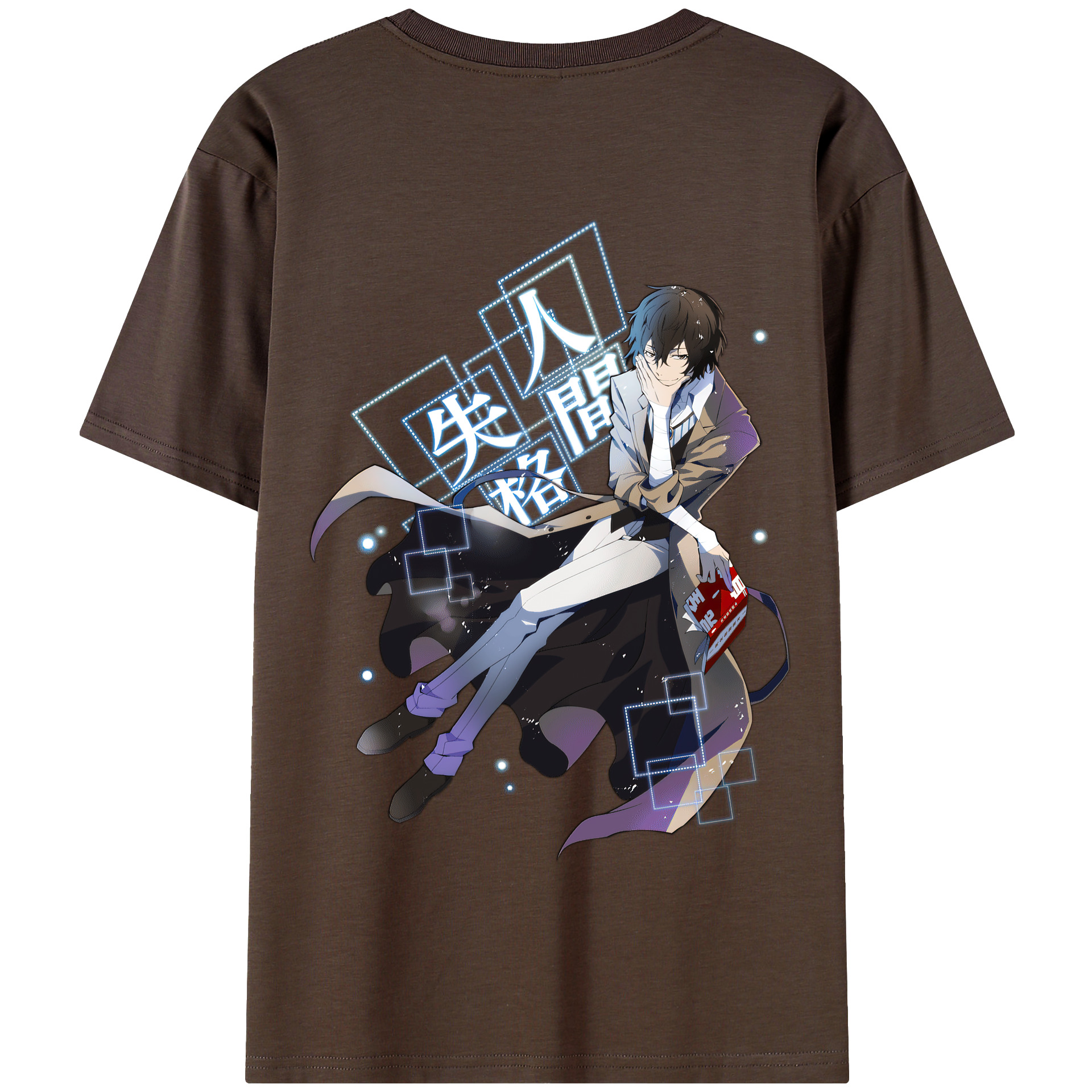 （画像用） 文豪ストレイドッグス Bungo Stray Dogs 綿100％半袖Tシャツ（背面プリント）