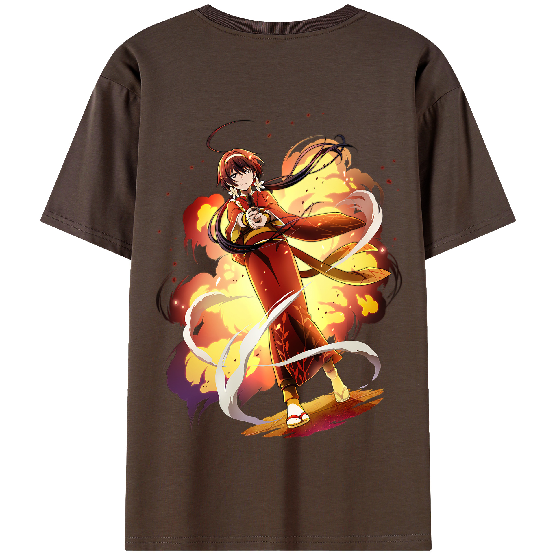 （画像用） 文豪ストレイドッグス Bungo Stray Dogs 綿100％半袖Tシャツ（背面プリント）