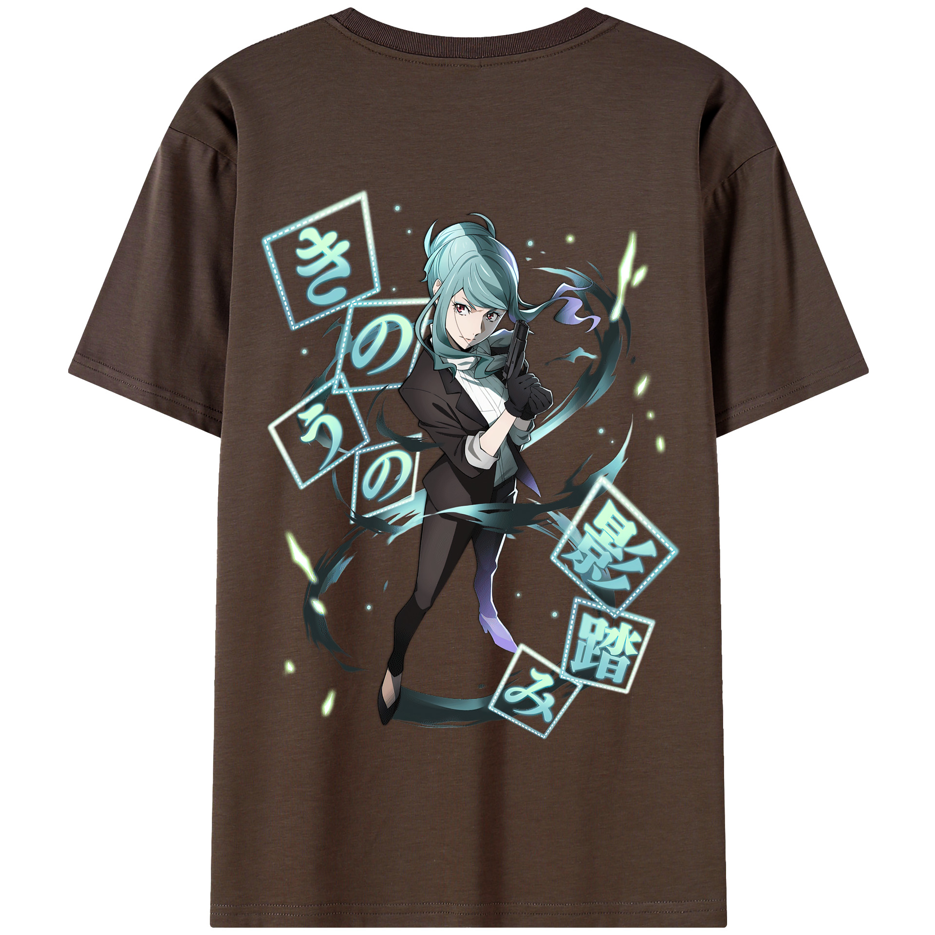 （画像用） 文豪ストレイドッグス Bungo Stray Dogs 綿100％半袖Tシャツ（背面プリント）