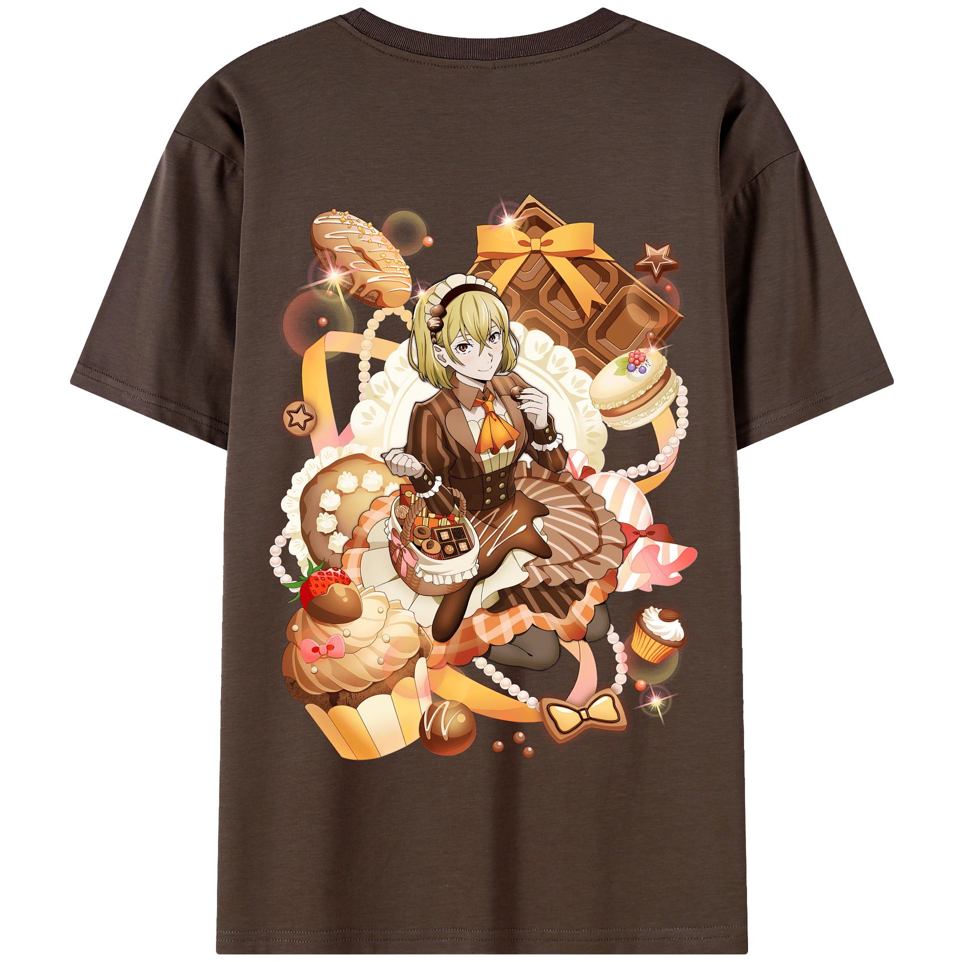 （画像用） 文豪ストレイドッグス Bungo Stray Dogs 綿100％半袖Tシャツ（背面プリント）