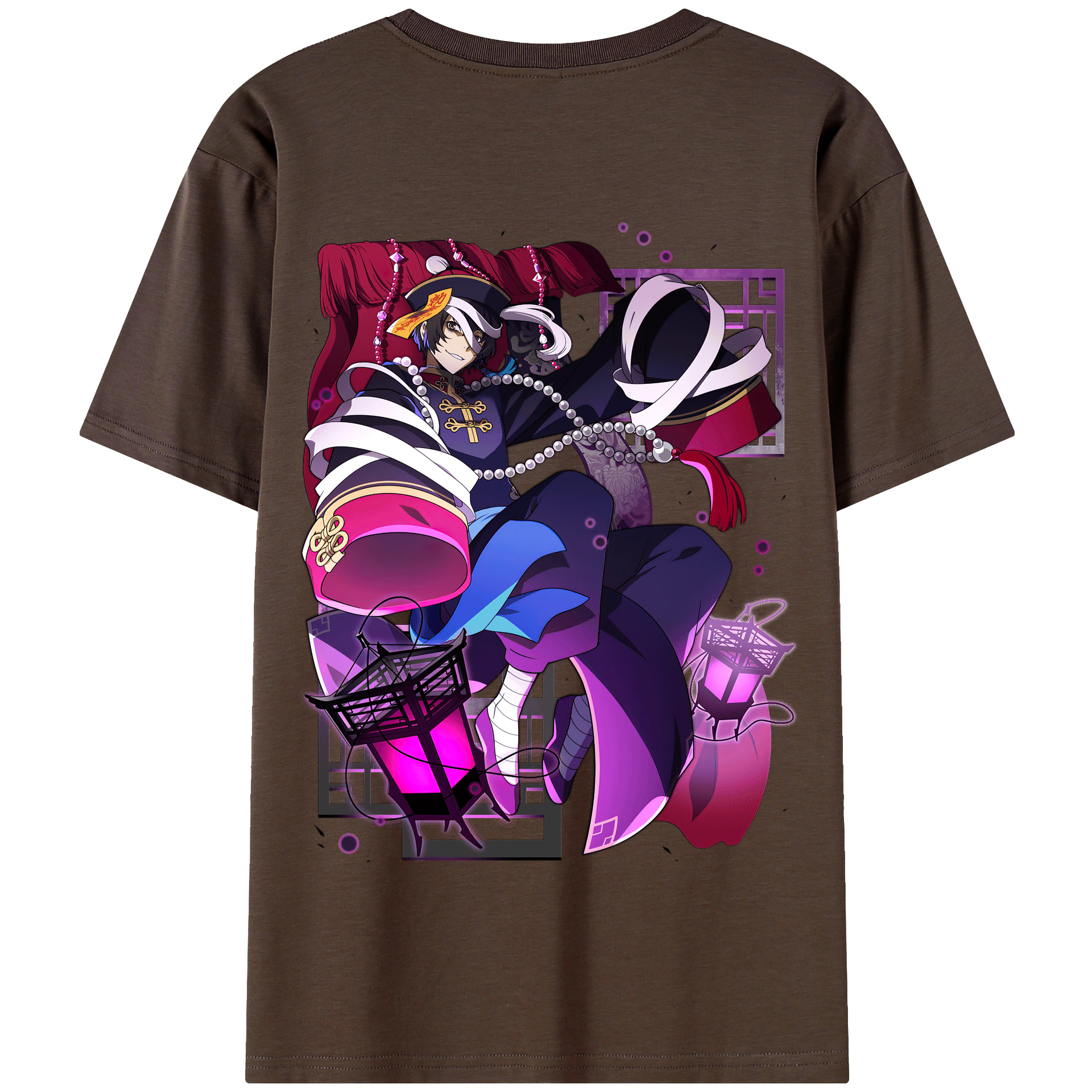 （画像用） 文豪ストレイドッグス Bungo Stray Dogs 綿100％半袖Tシャツ（背面プリント）