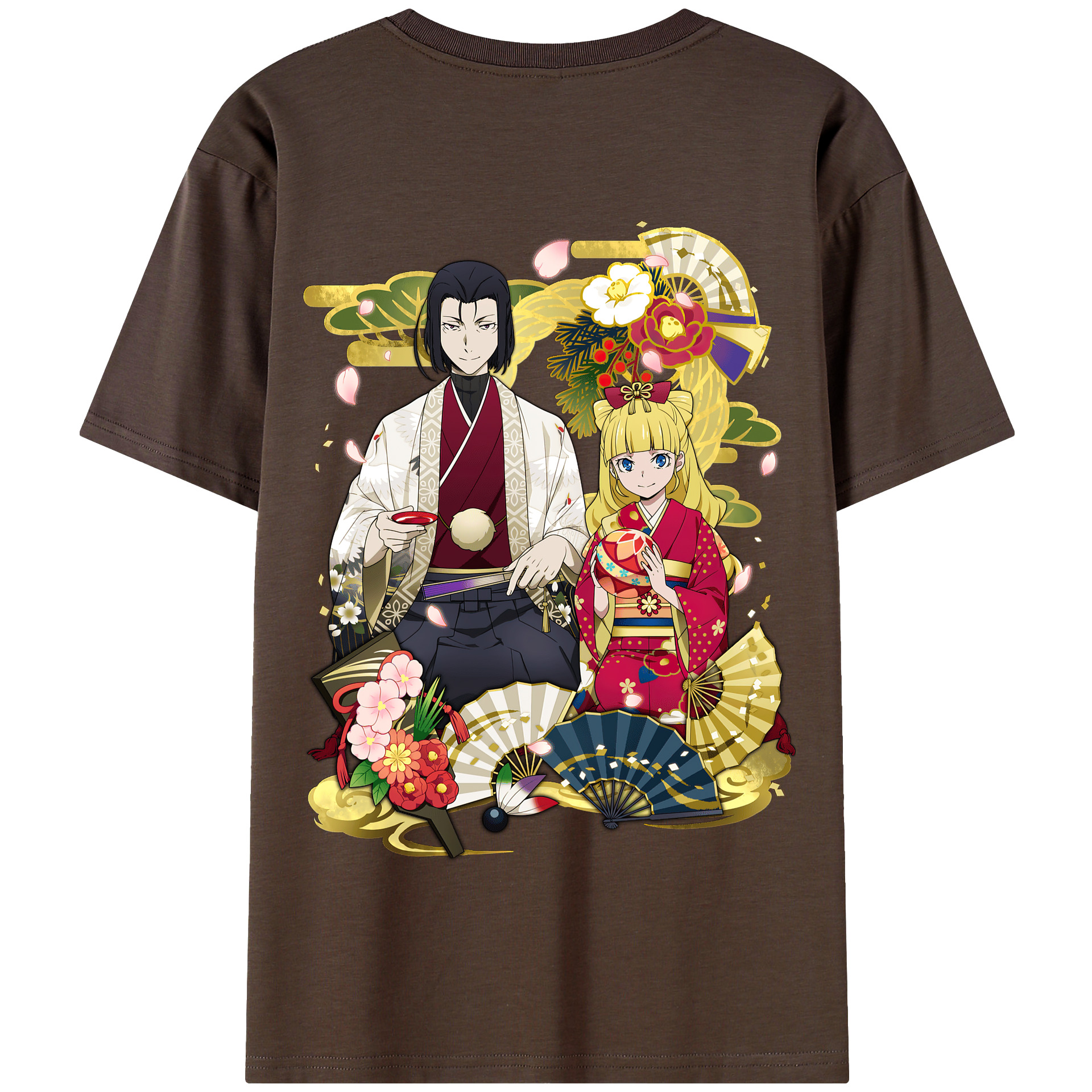 （画像用） 文豪ストレイドッグス Bungo Stray Dogs 綿100％半袖Tシャツ（背面プリント）