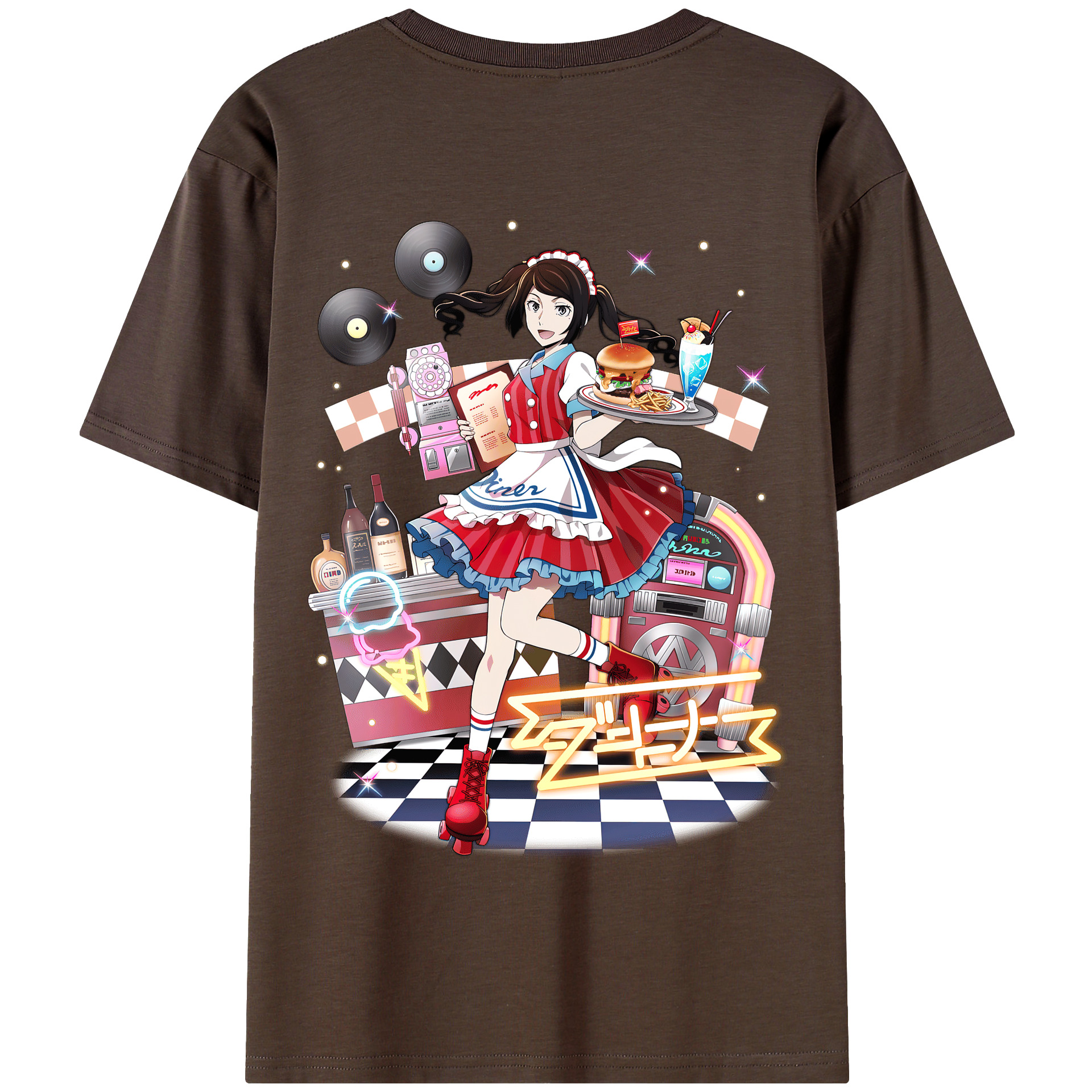 （画像用） 文豪ストレイドッグス Bungo Stray Dogs 綿100％半袖Tシャツ（背面プリント）