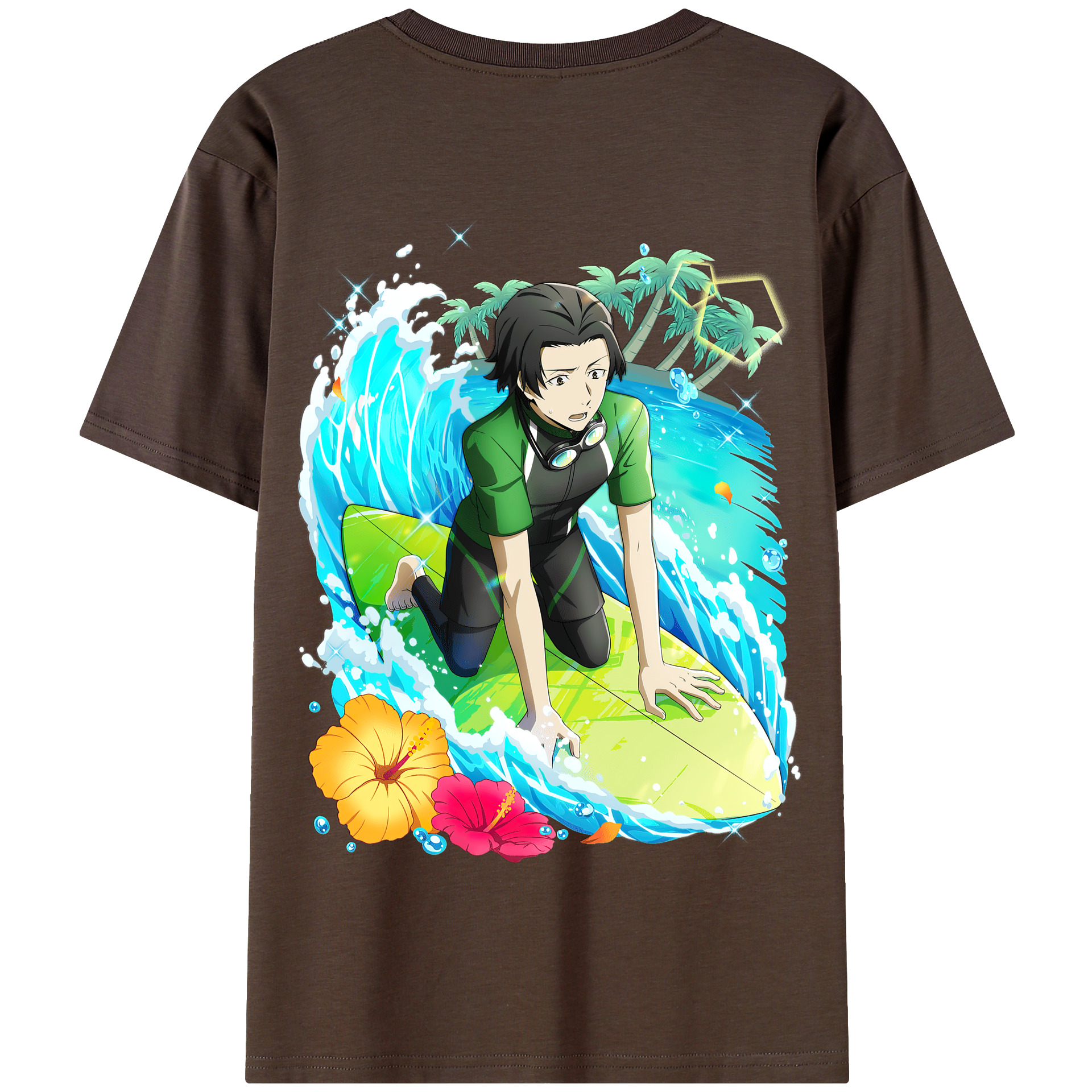（画像用） 文豪ストレイドッグス Bungo Stray Dogs 綿100％半袖Tシャツ（背面プリント）