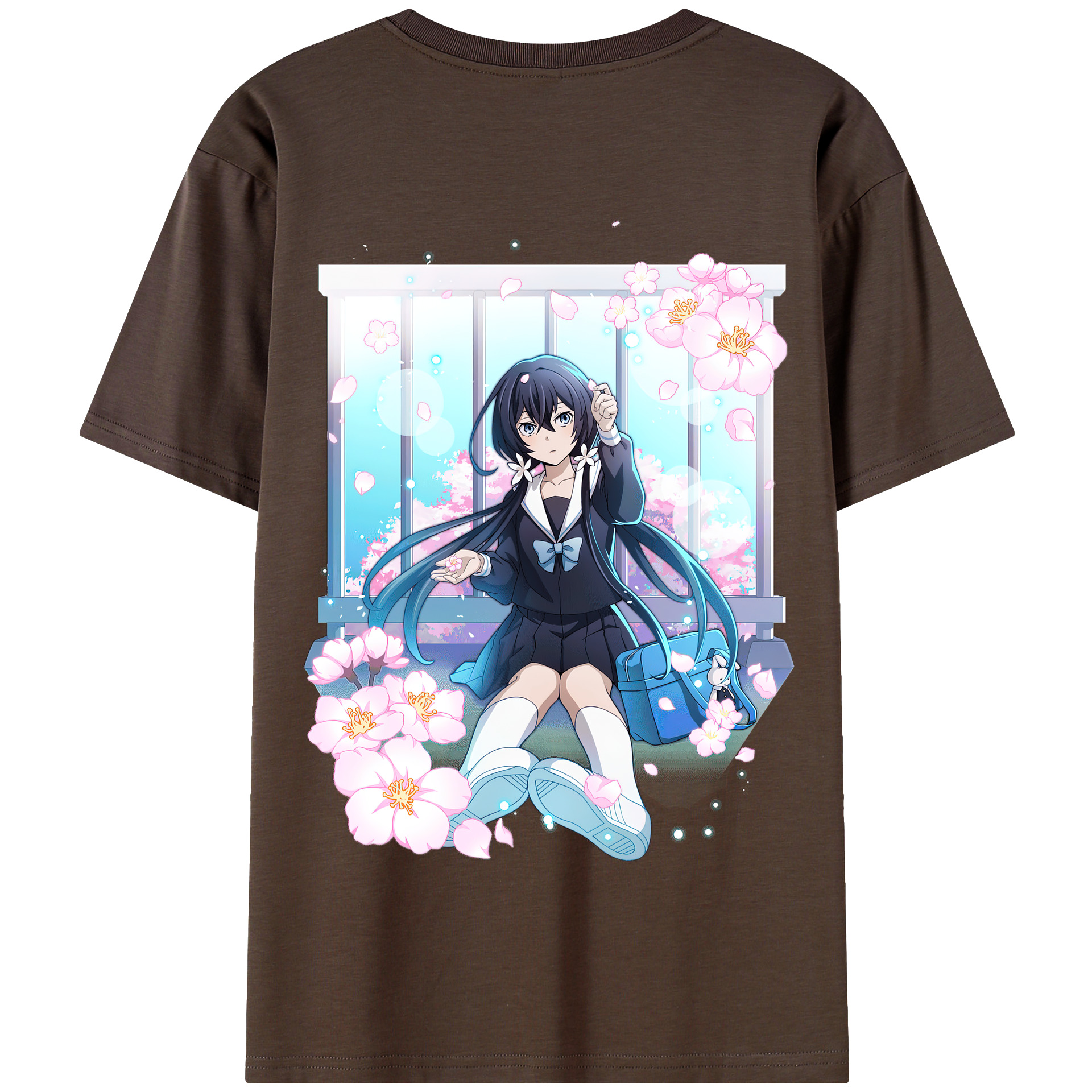 （画像用） 文豪ストレイドッグス Bungo Stray Dogs 綿100％半袖Tシャツ（背面プリント）
